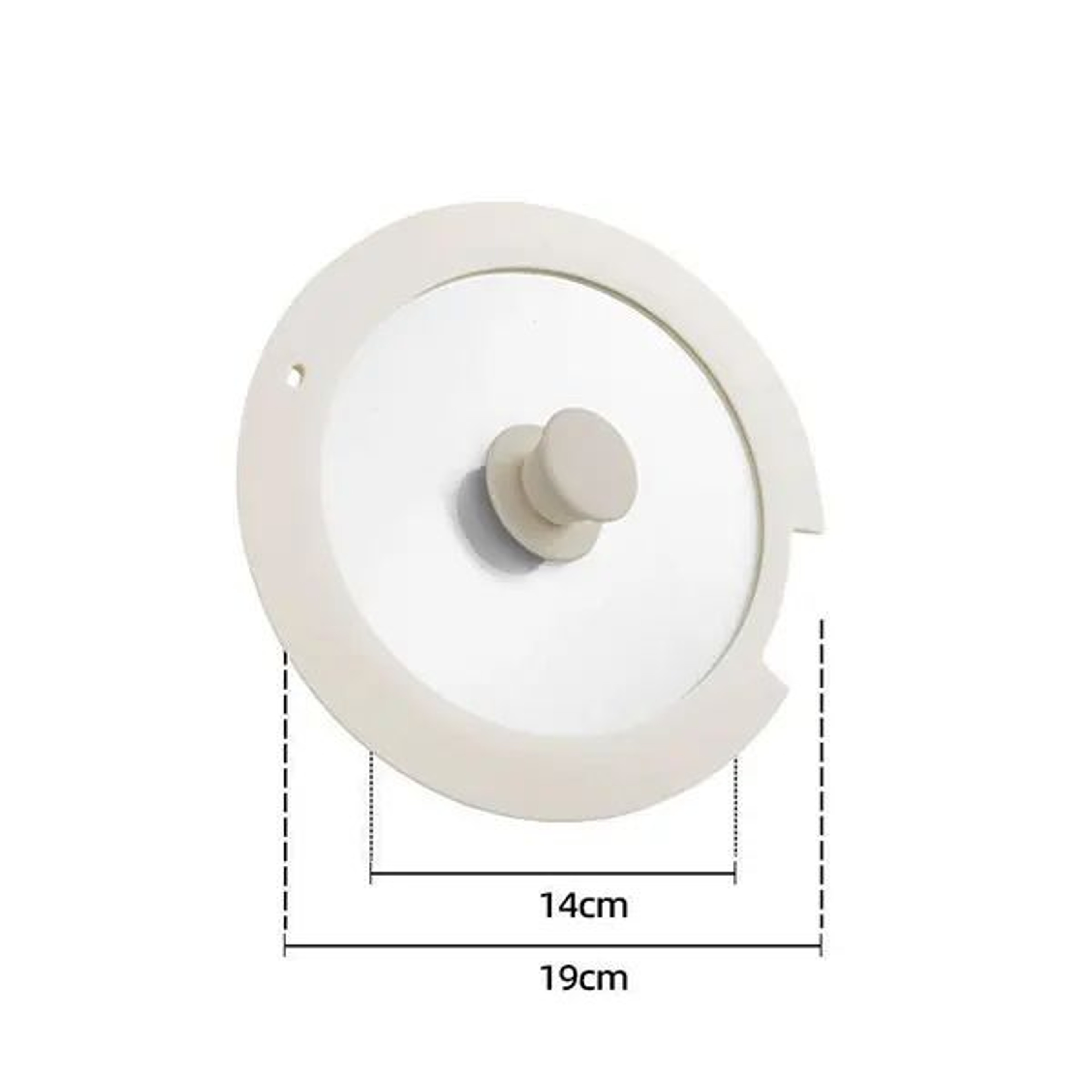 Universal Tempered Glass Pot Lid With Silicone Rim  Spill Stopper Replacement Pan Lid 1826cm 7