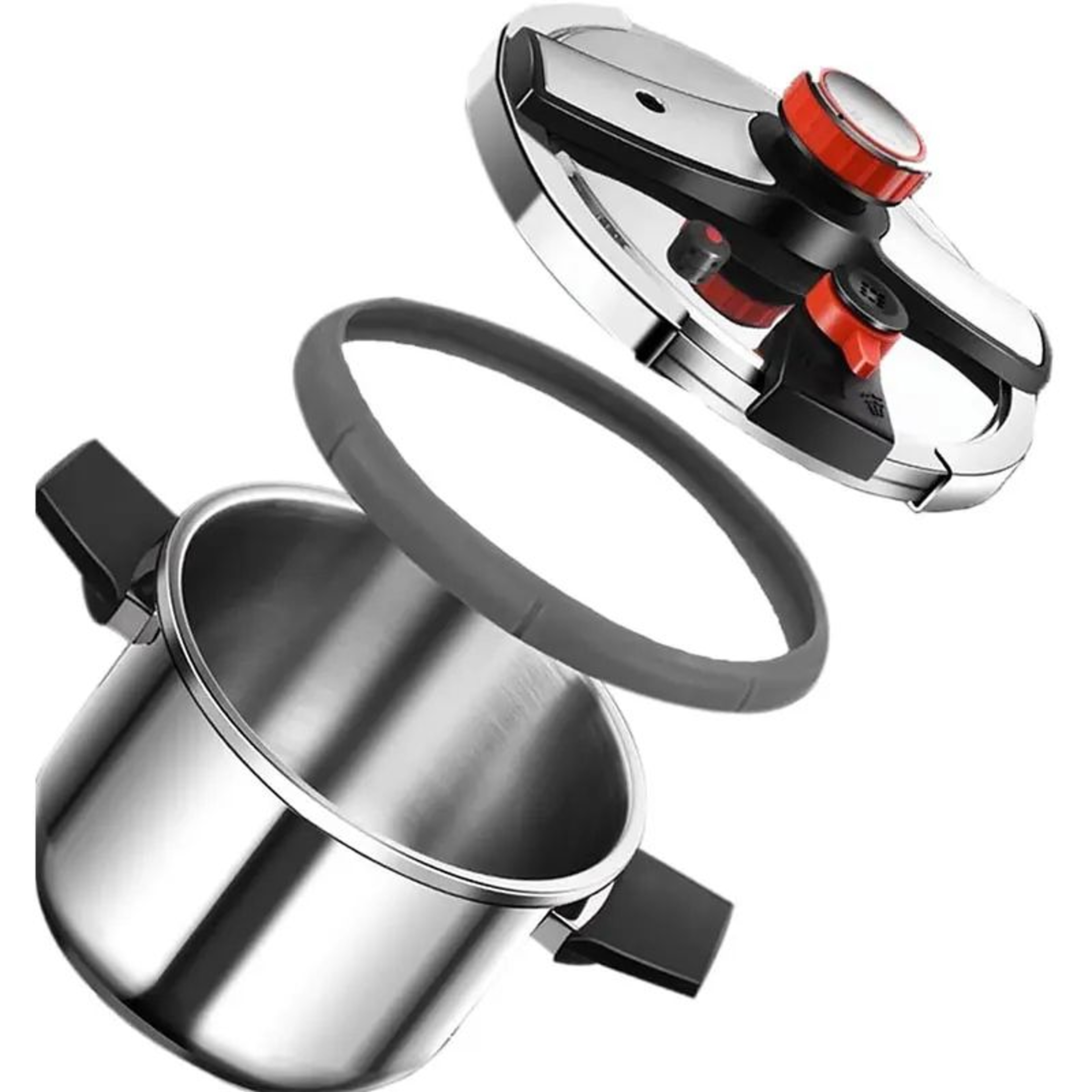 304 Stainless Steel Pressure Cooker 46L  ExplosionProof Pressure Pot For Gas  Induction 4