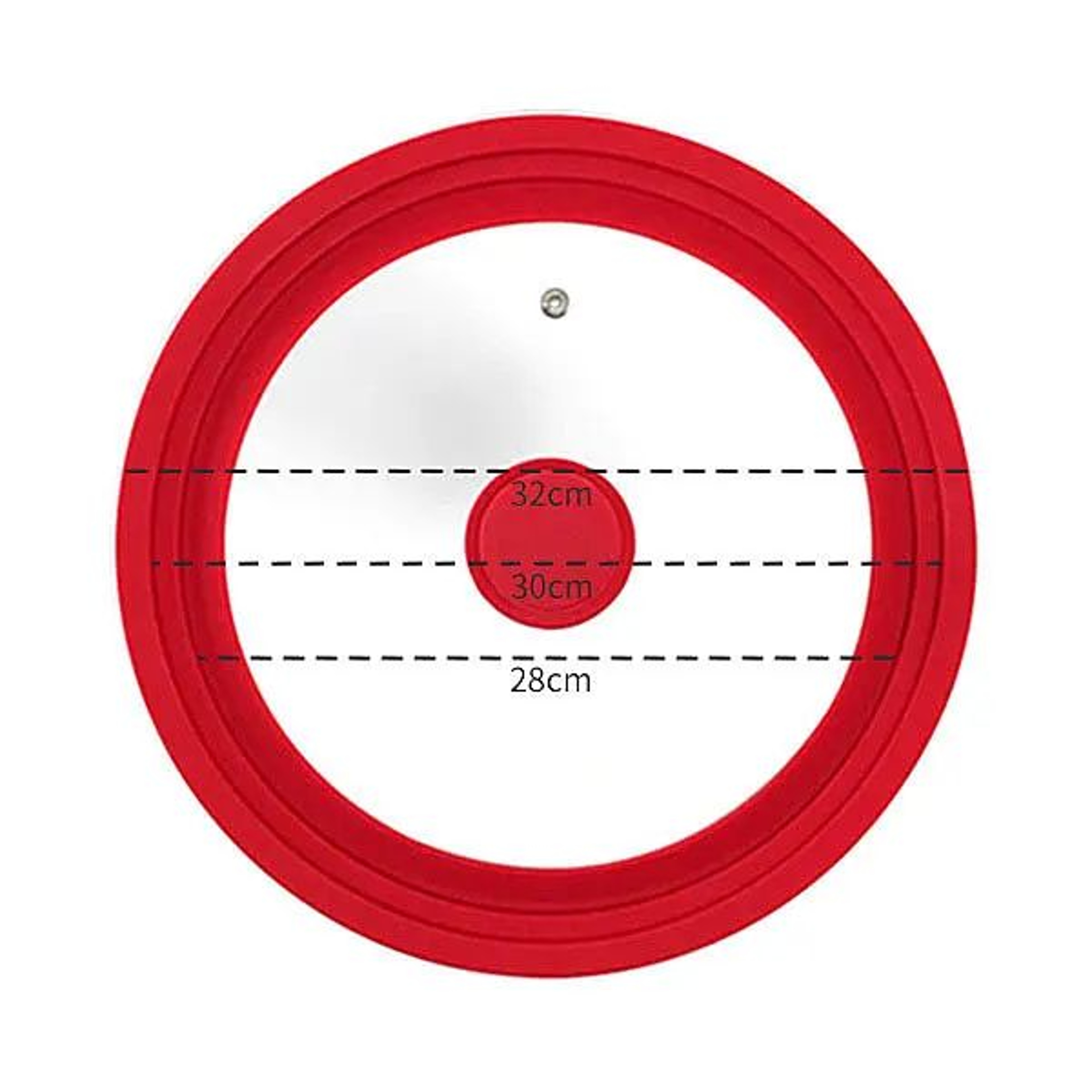 Universal Silicone Pan Lid  HeatResistant Pot Lid For Pots Pans  Skillets 1632cm 7