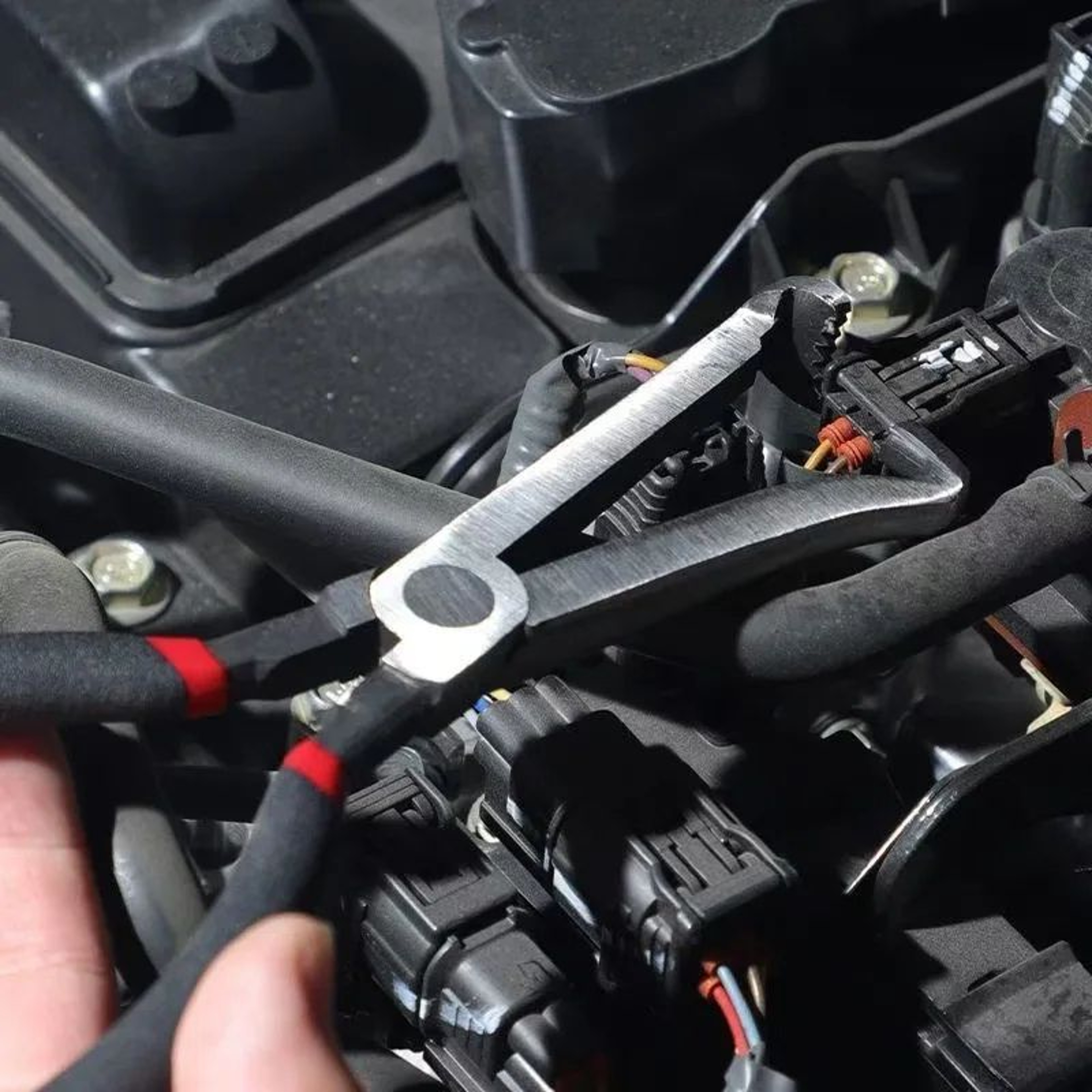 Premium 8 60Degree Angled Electrical Disconnect Pliers  HeavyDuty Automotive Connector Removal Tool 1