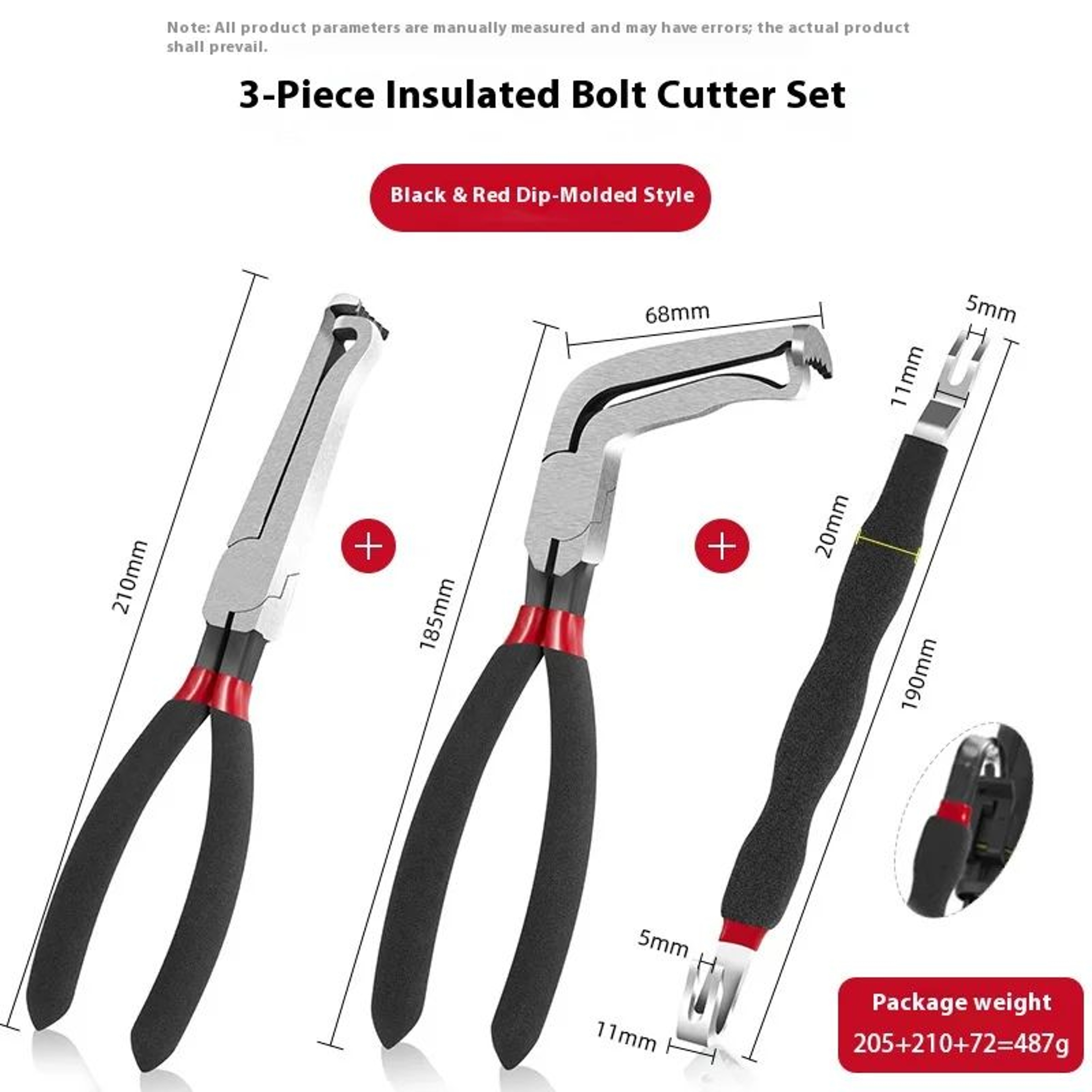Premium 8 60Degree Angled Electrical Disconnect Pliers  HeavyDuty Automotive Connector Removal Tool 5