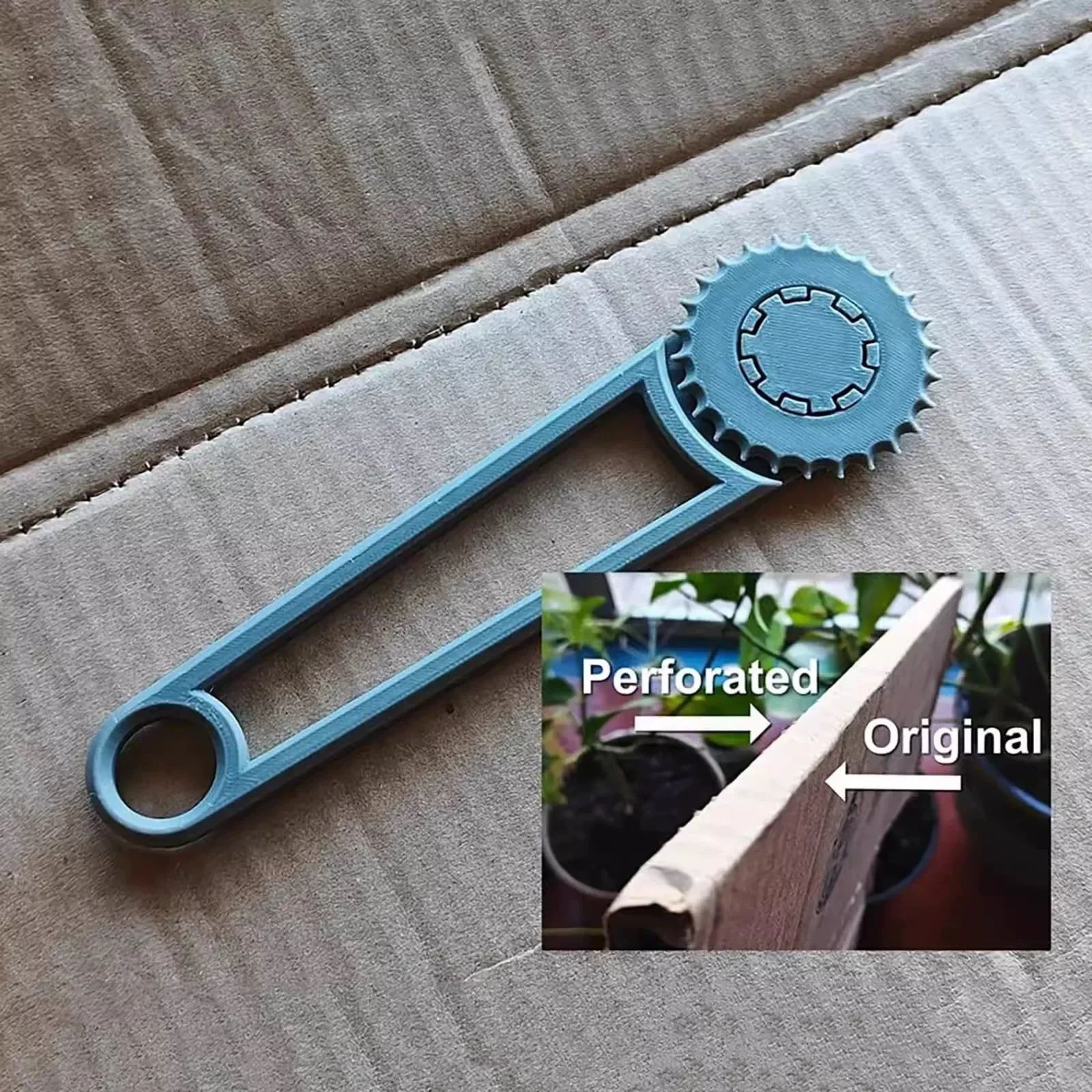 HeavyDuty Cardboard Box Punch Tool  Paper Hole Puncher For DIY Crafts  Packaging 0