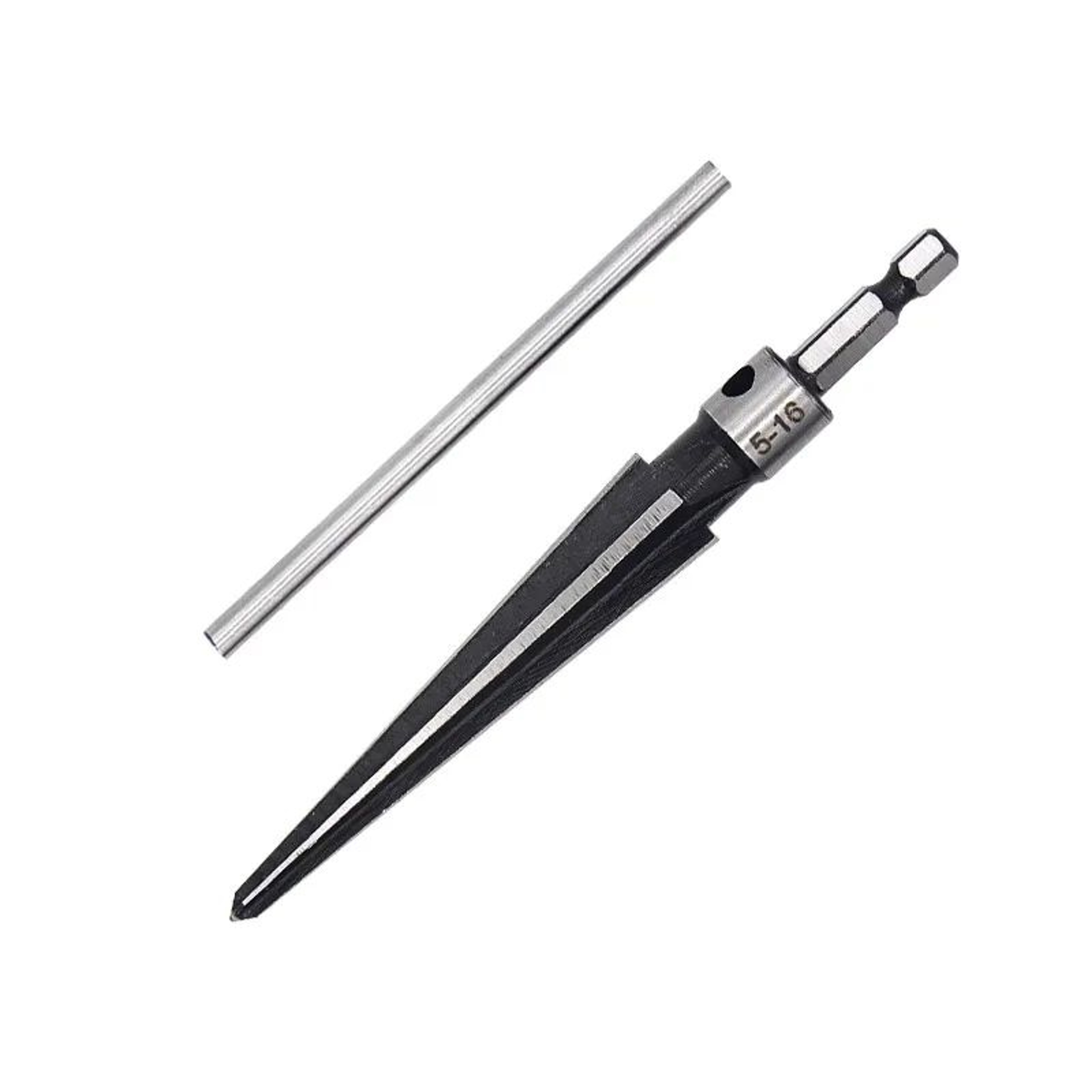 HighCarbon Steel Chamfering Tool Set  Hex Shank Cone Cutter Bits For Wood Metal And Plastic 2
