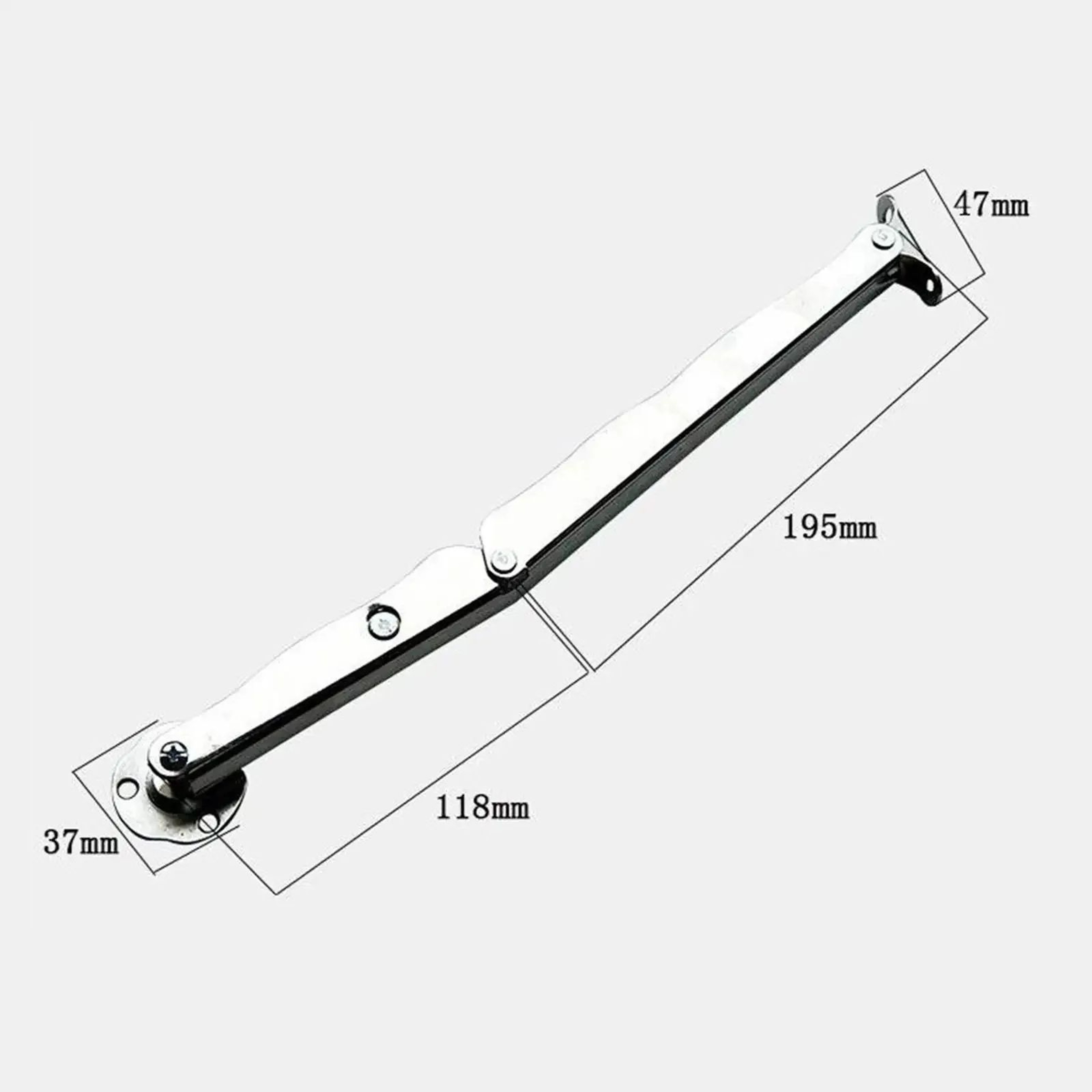 HeavyDuty Gas Struts SoftClose Lid Support Hinges  Adjustable 60N200N Gas Springs 2Pack 4