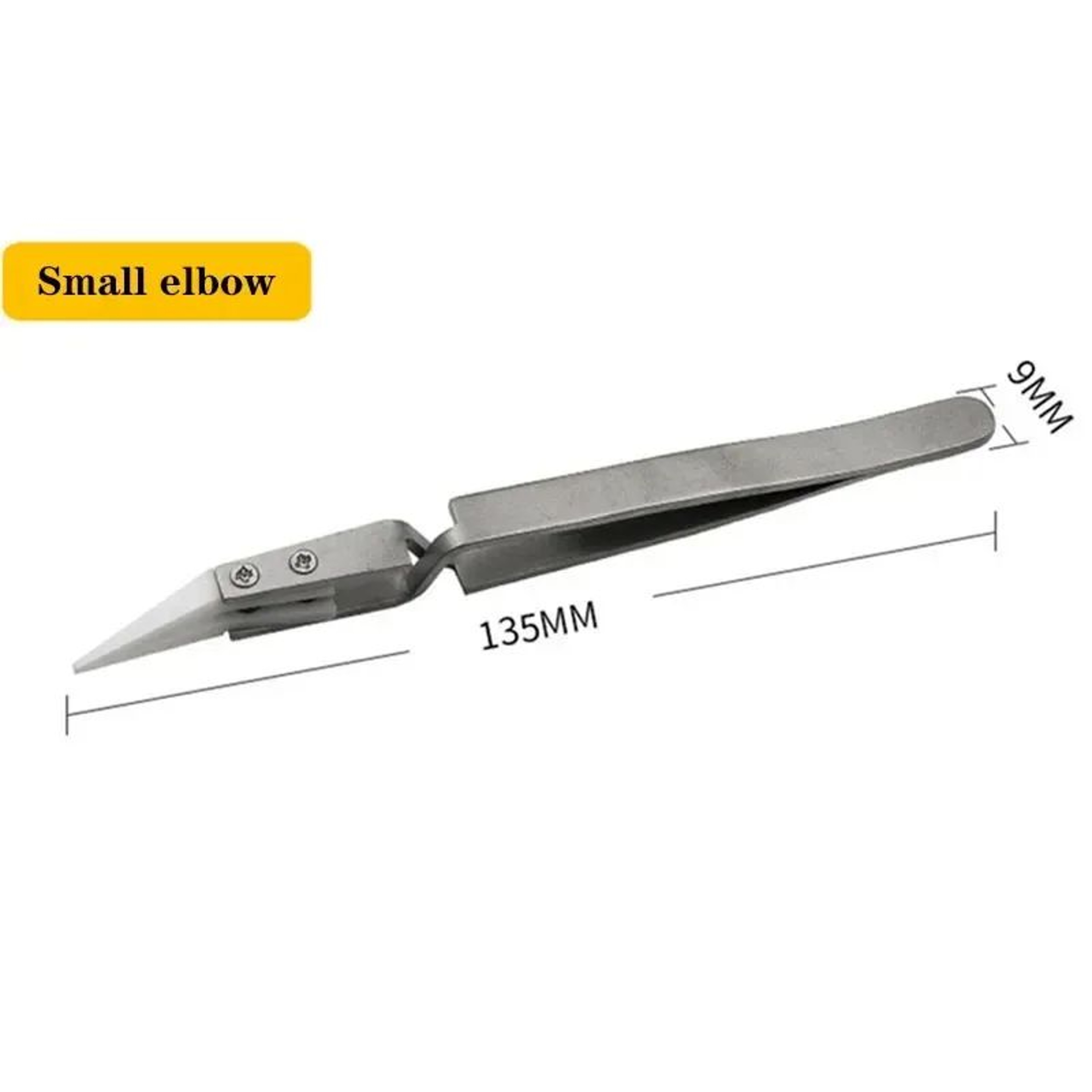 Precision Ceramic Tweezers For Electronics  AntiStatic Soldering Tweezers With HeatResistant Tips 7