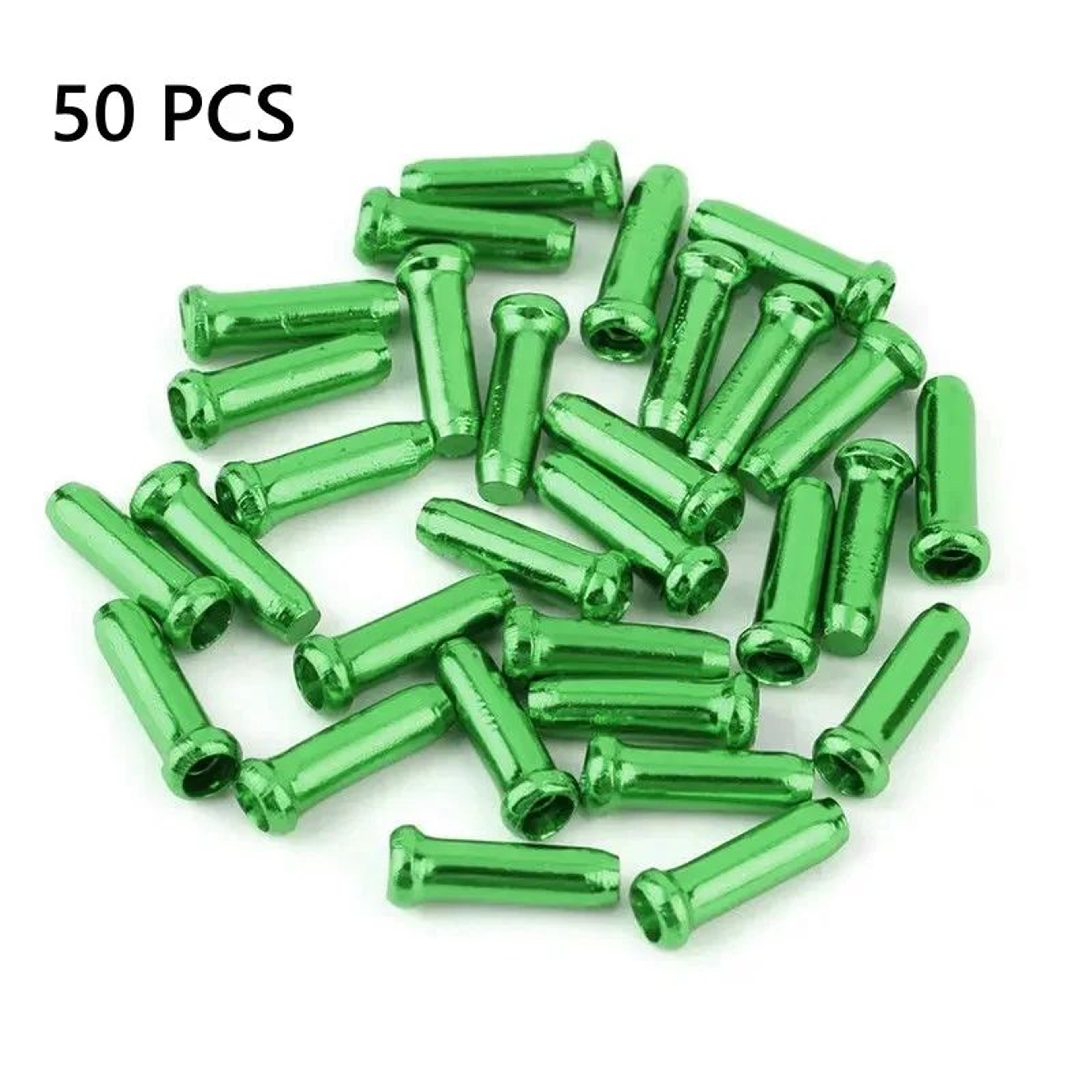 Bike Cable End Caps Set  50pcs Brake  Shifter Cable Tips For Bicycles 7