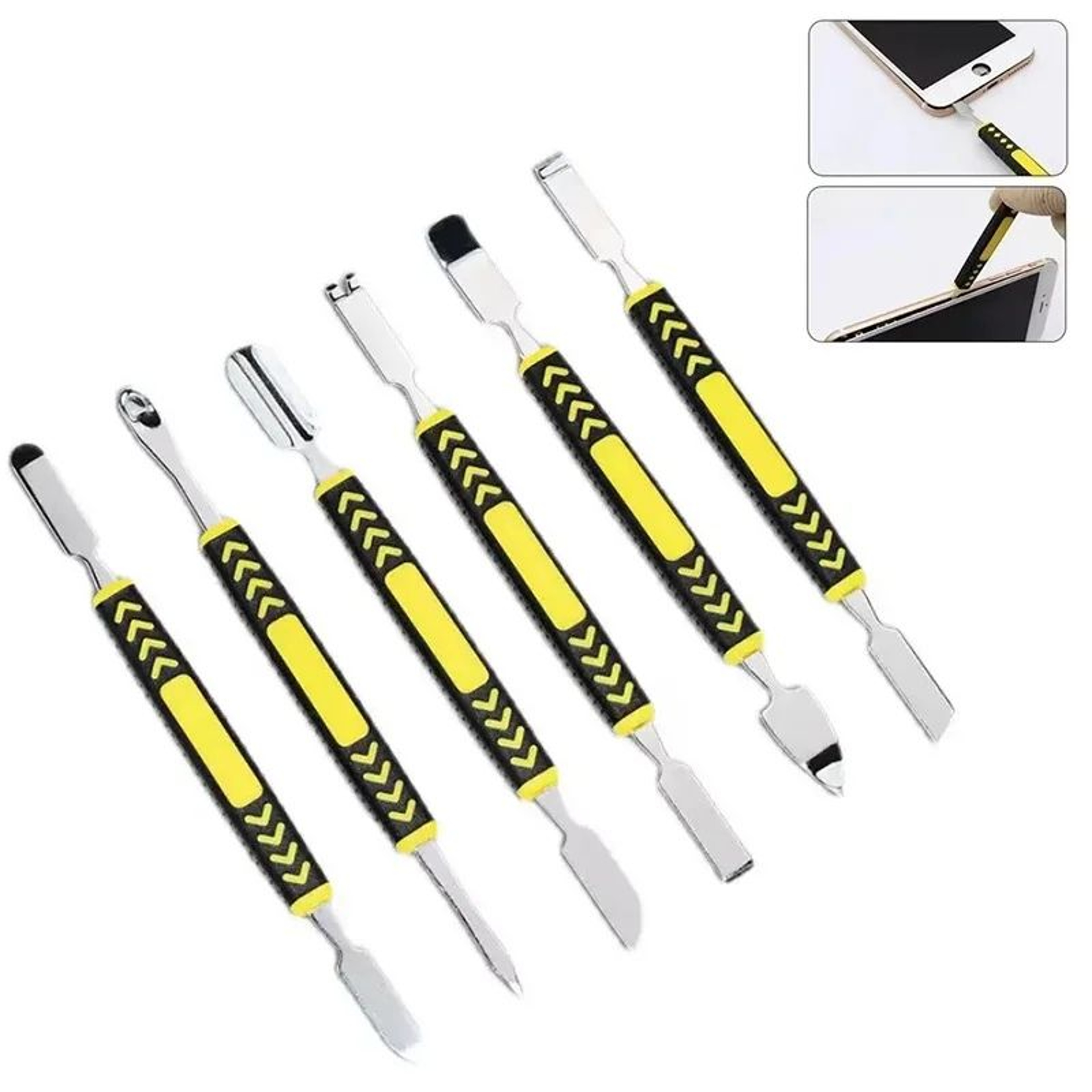 Metal Mini Crowbar Set  DoubleHeaded Pry Bar Tools For Precision Disassembly 0