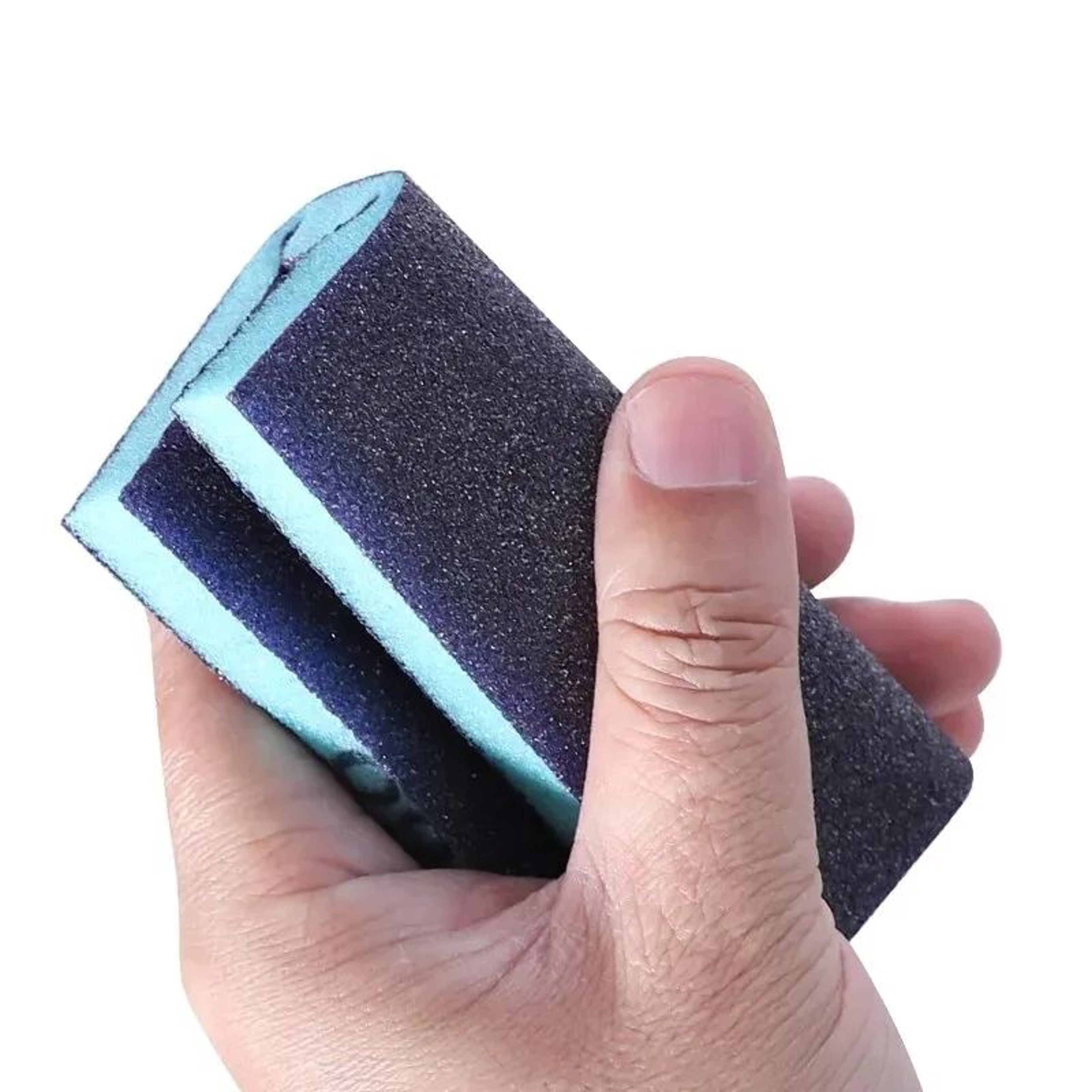 6Piece Sanding Sponge Set  Washable Wet  Dry Sanding Blocks For Wood Metal And Glass 2