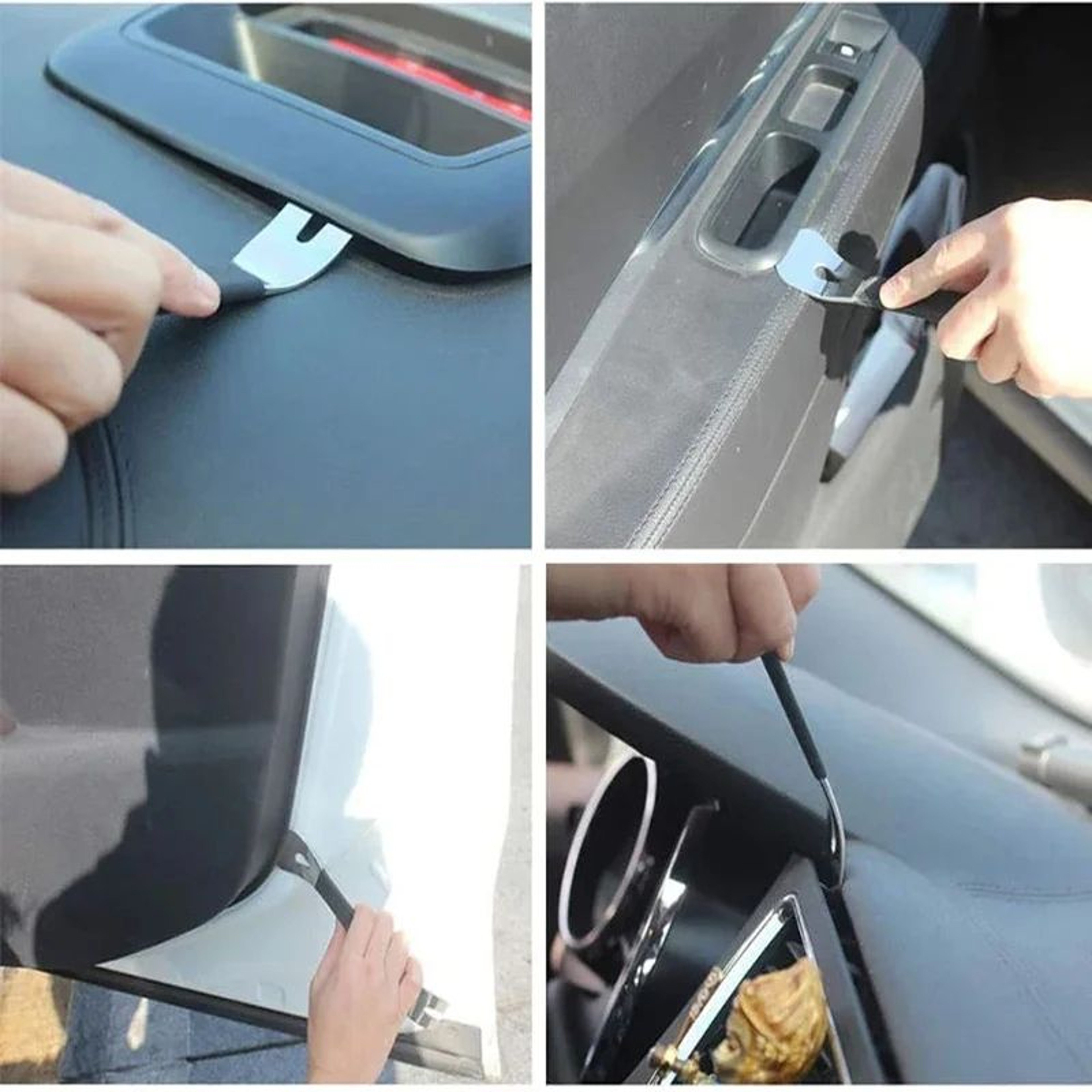 Stainless Steel Car Trim Removal Tool  Interior Clip Panel Pry  Installation Wrench 3