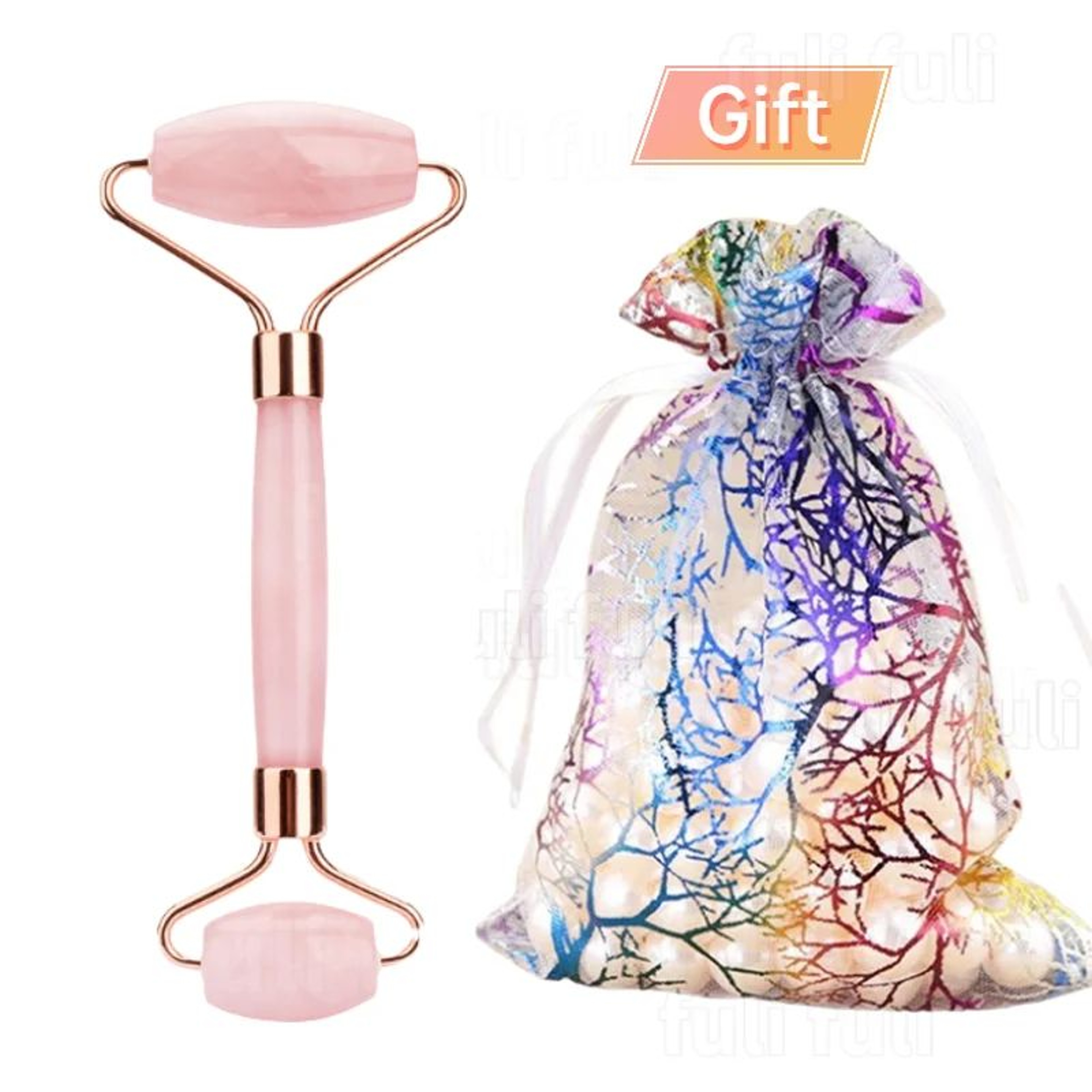 Natural Rose Jade Gua Sha Tool  Facial  Body Lifting Stone For Massage And Skin Care 7
