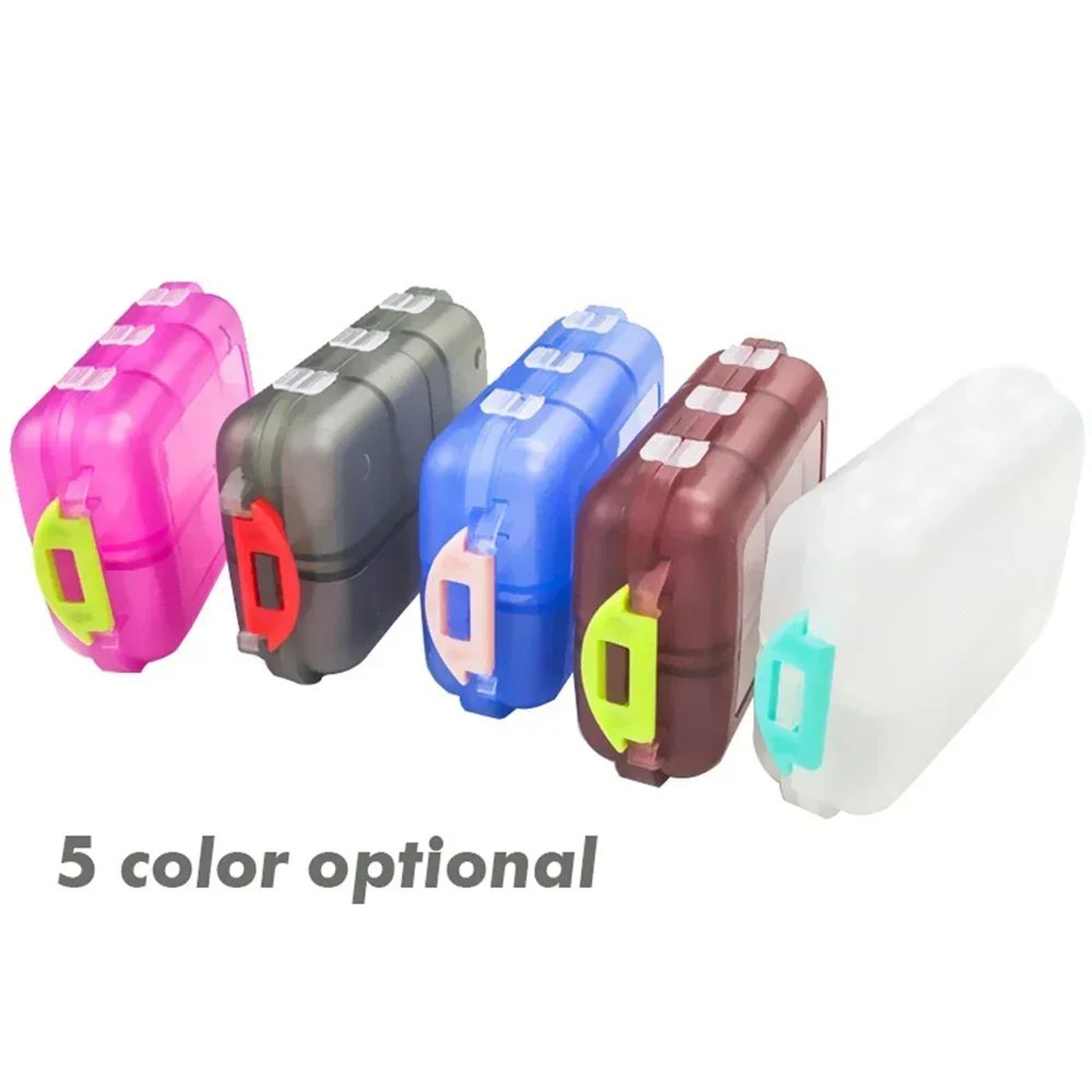 Portable Travel Pill Organizer With 10Grid Daily Medicine Storage Case 2