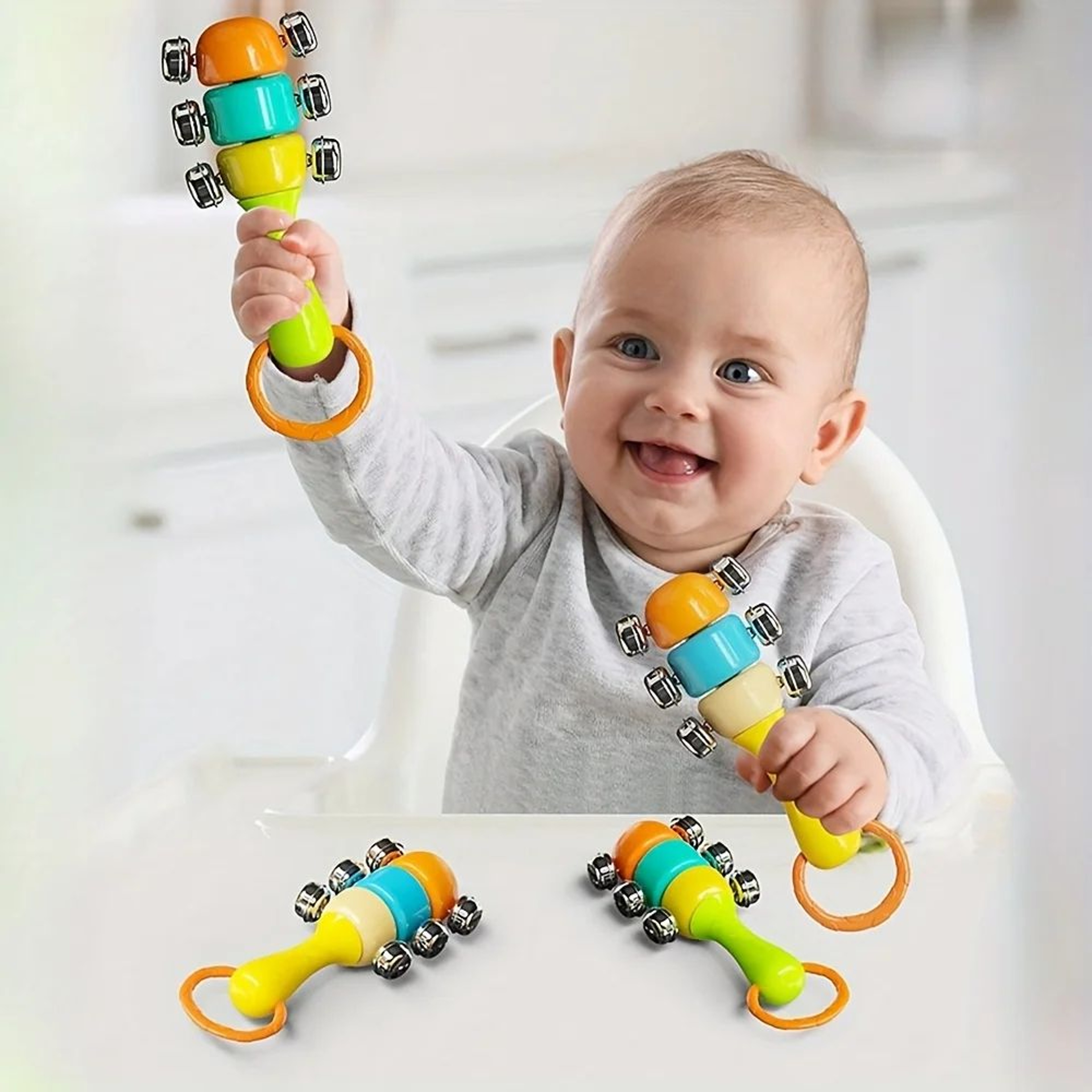 HandCranked Bell Game Set For Kids  Educational Musical Toy For Children With Sensory Learning Fun 2