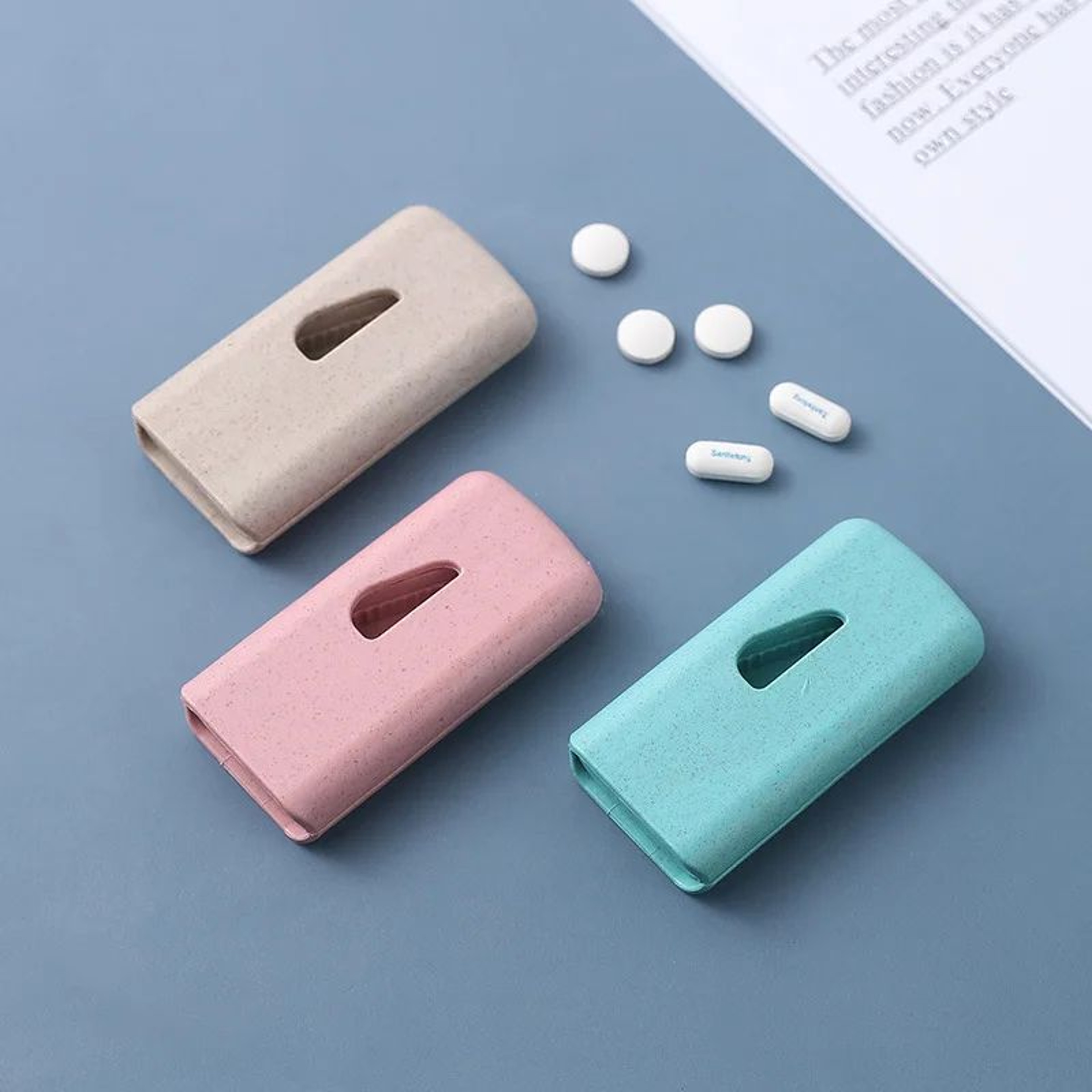 Multifunctional Pill Cutter  Medicine Box  Portable Pill Cutter For Precise Dosing Anywhere 3