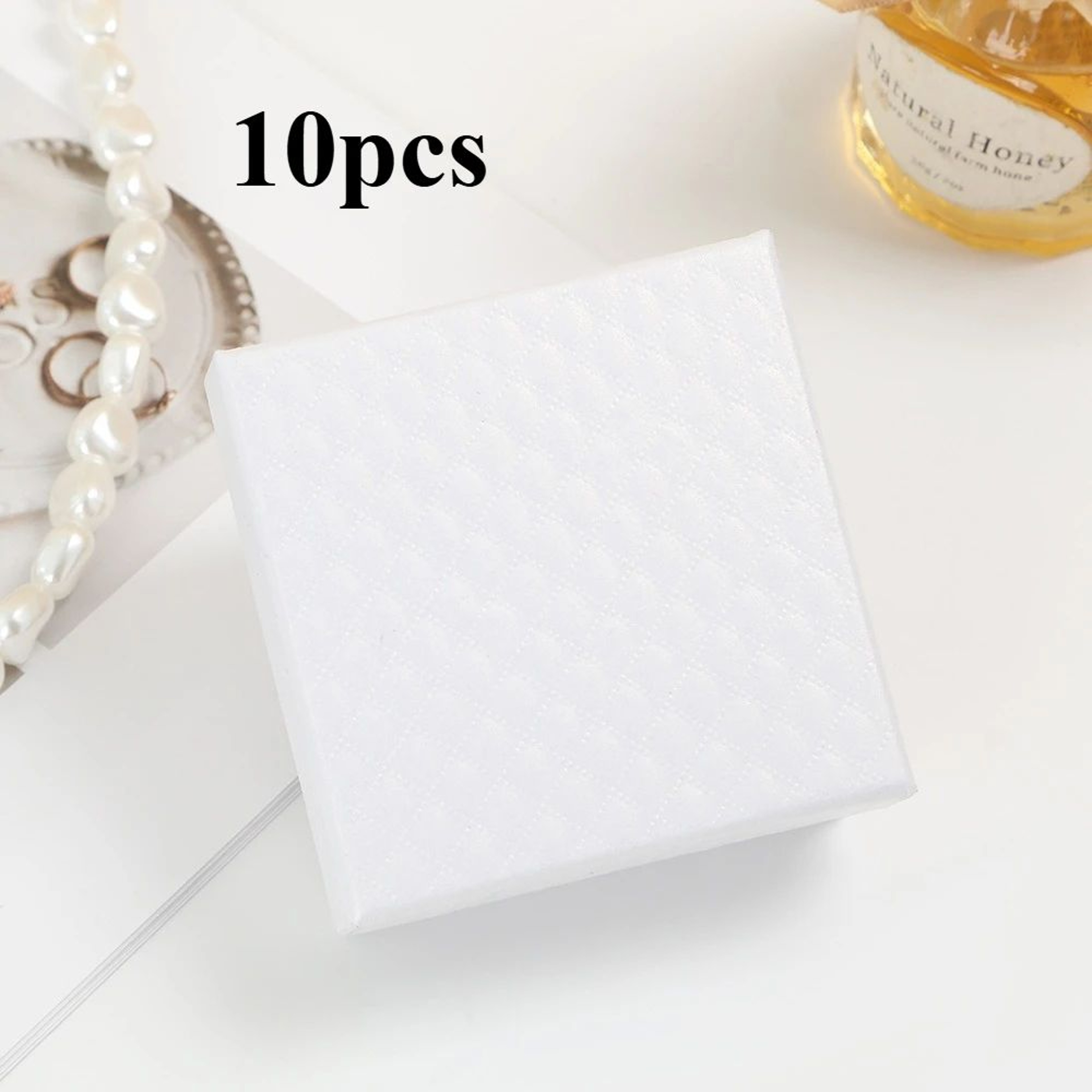 10Piece Plaid Jewelry Organizer Box Set  Compact Jewelry Organizer Box For Rings Earrings  Necklace 7