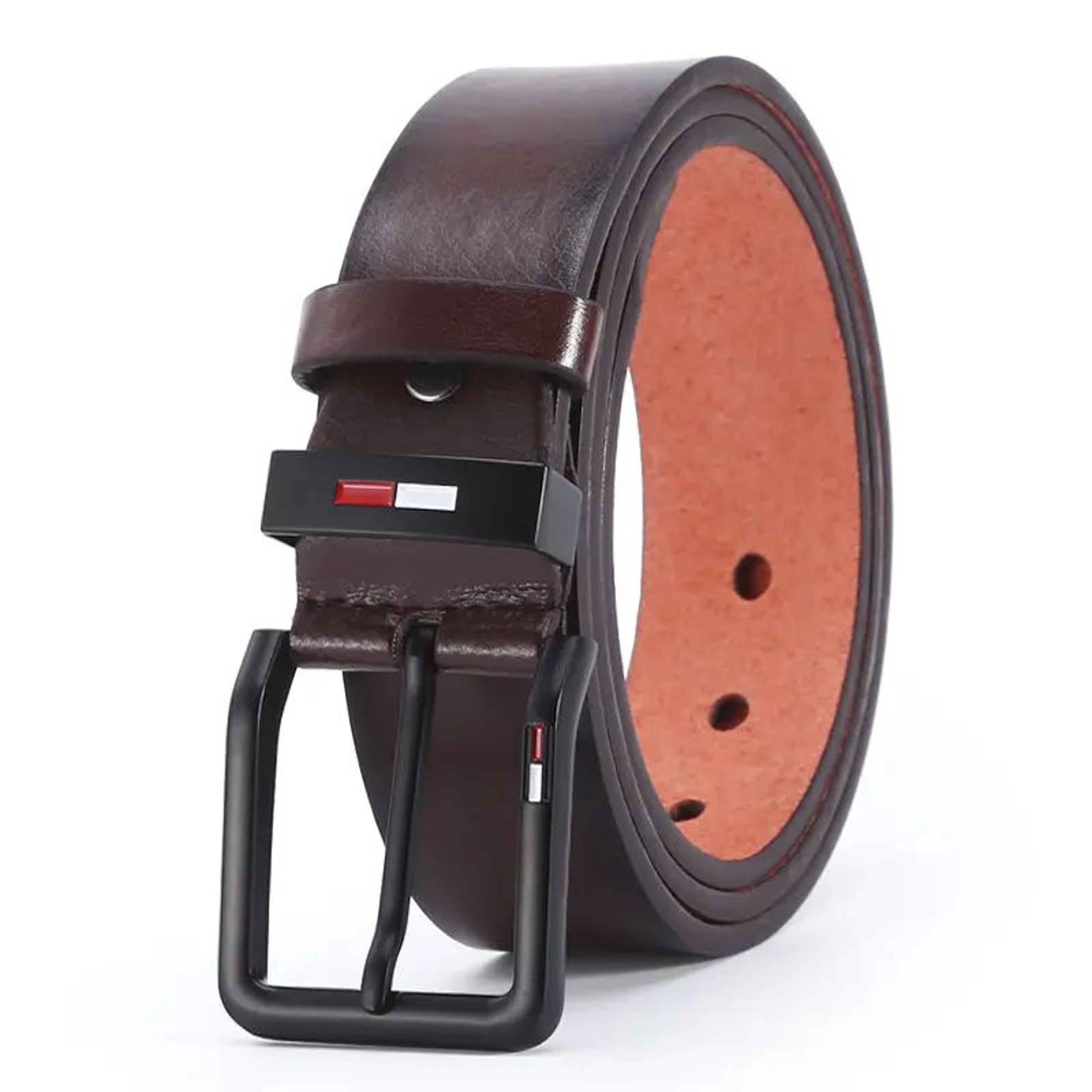 Men PU Leather Pin Buckle Belt  Classic Men PU Leather Belt For Business  Casual Style 8