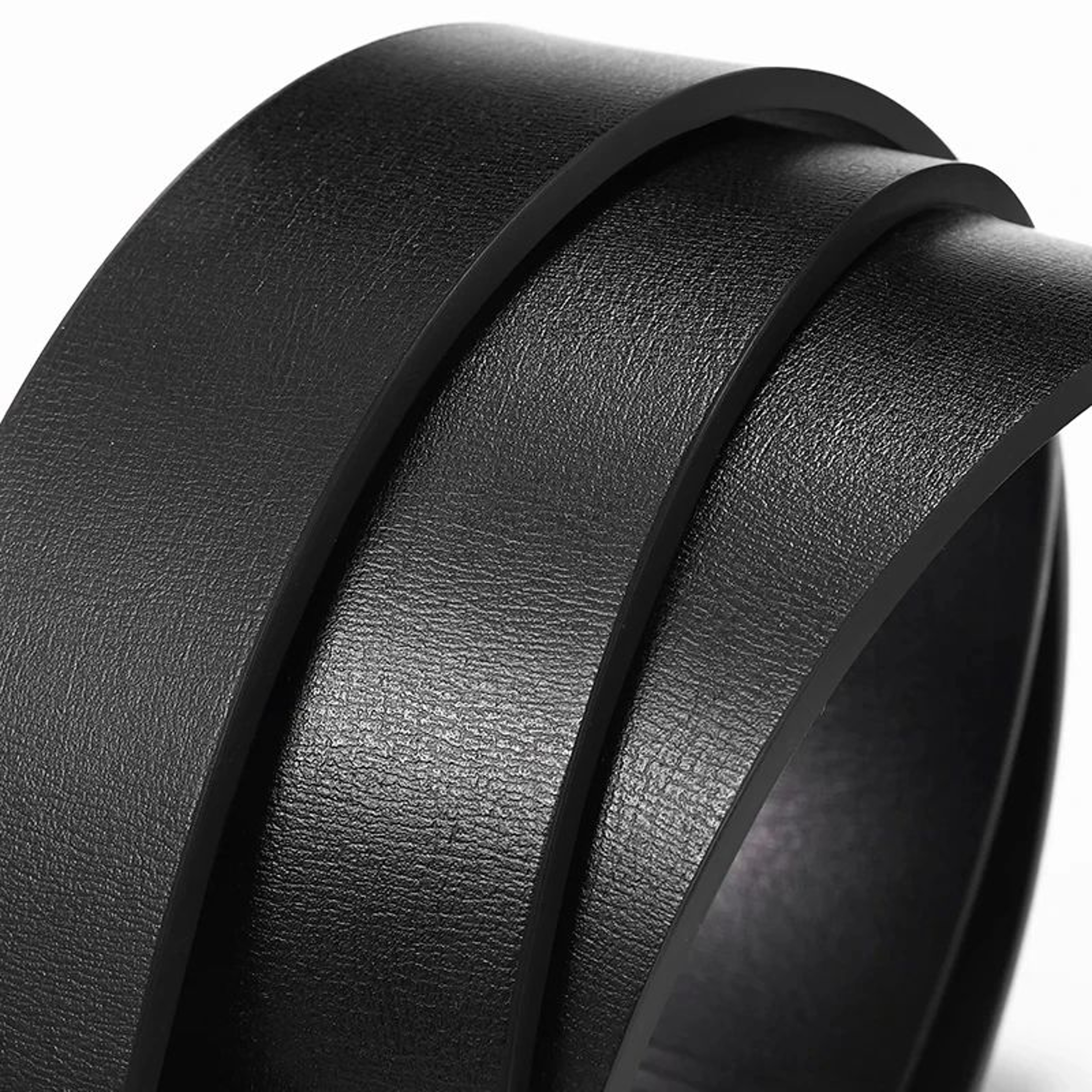 Men Automatic Buckle Leather Belt  Luxury Genuine Leather Belt With Ratchet Closure For Business  C 2