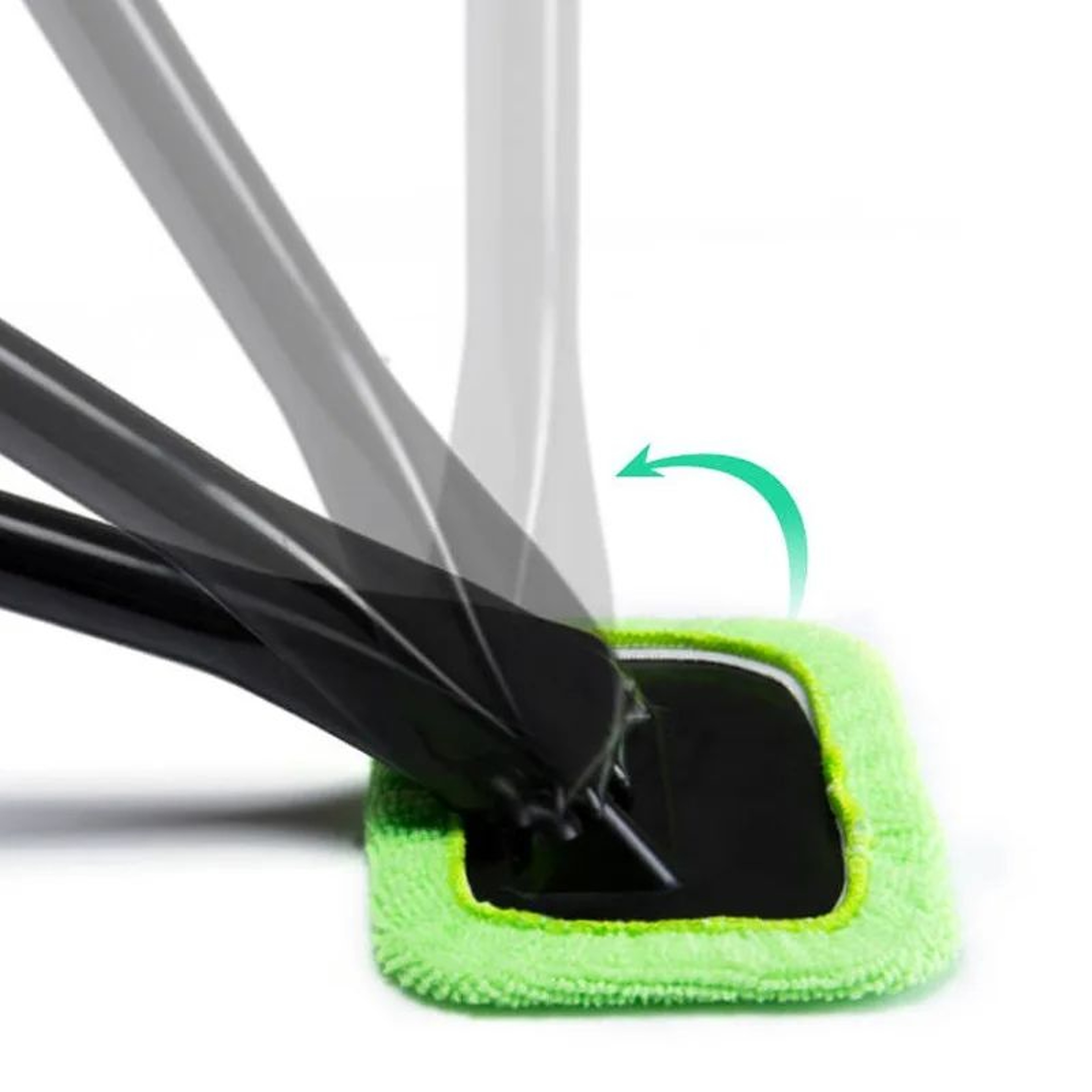 Microfiber Car Window Cleaner Brush  Long Handle Windshield Cleaning Tool 2