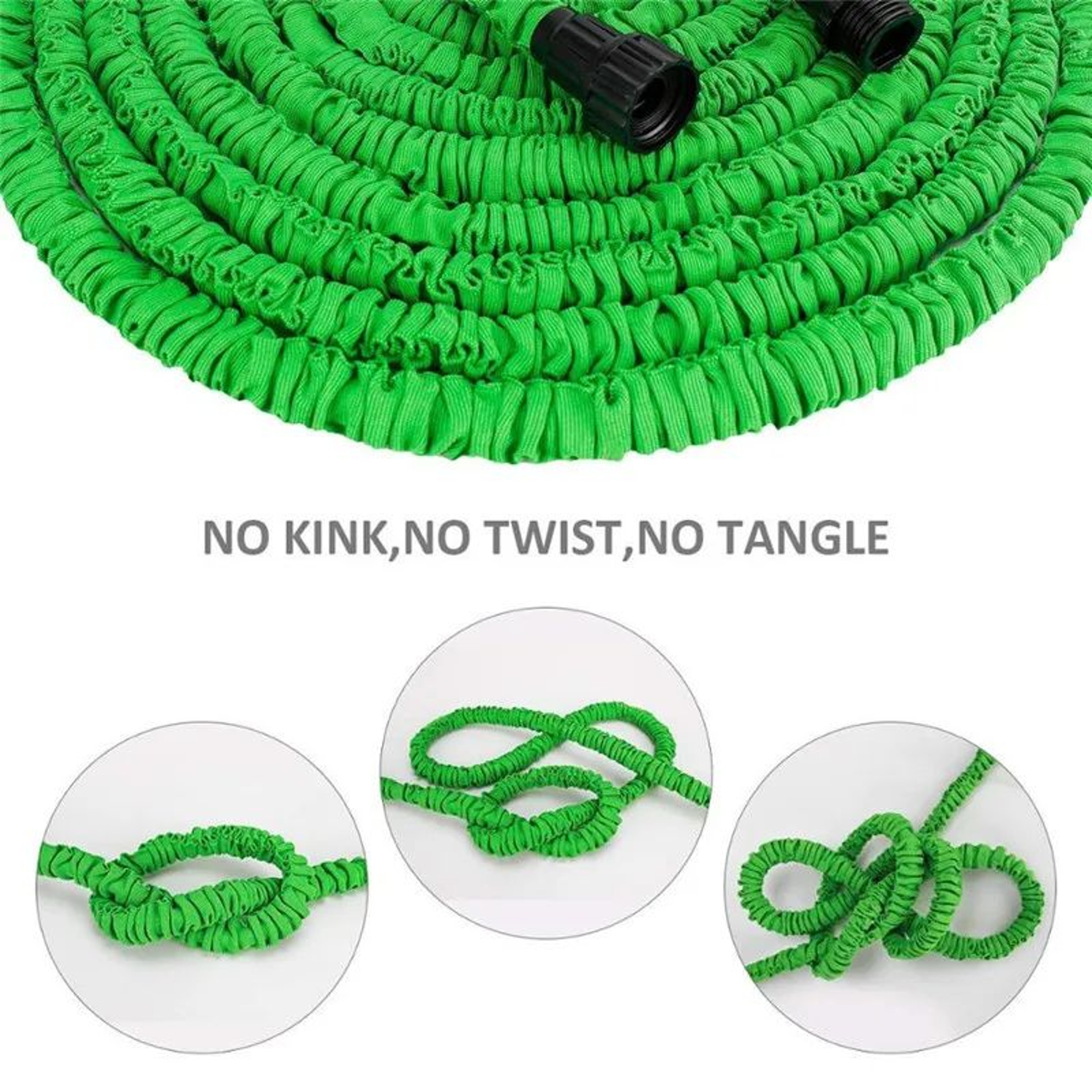 Expandable HighPressure Garden Hose  Telescopic Water Hose With Spray Gun 4