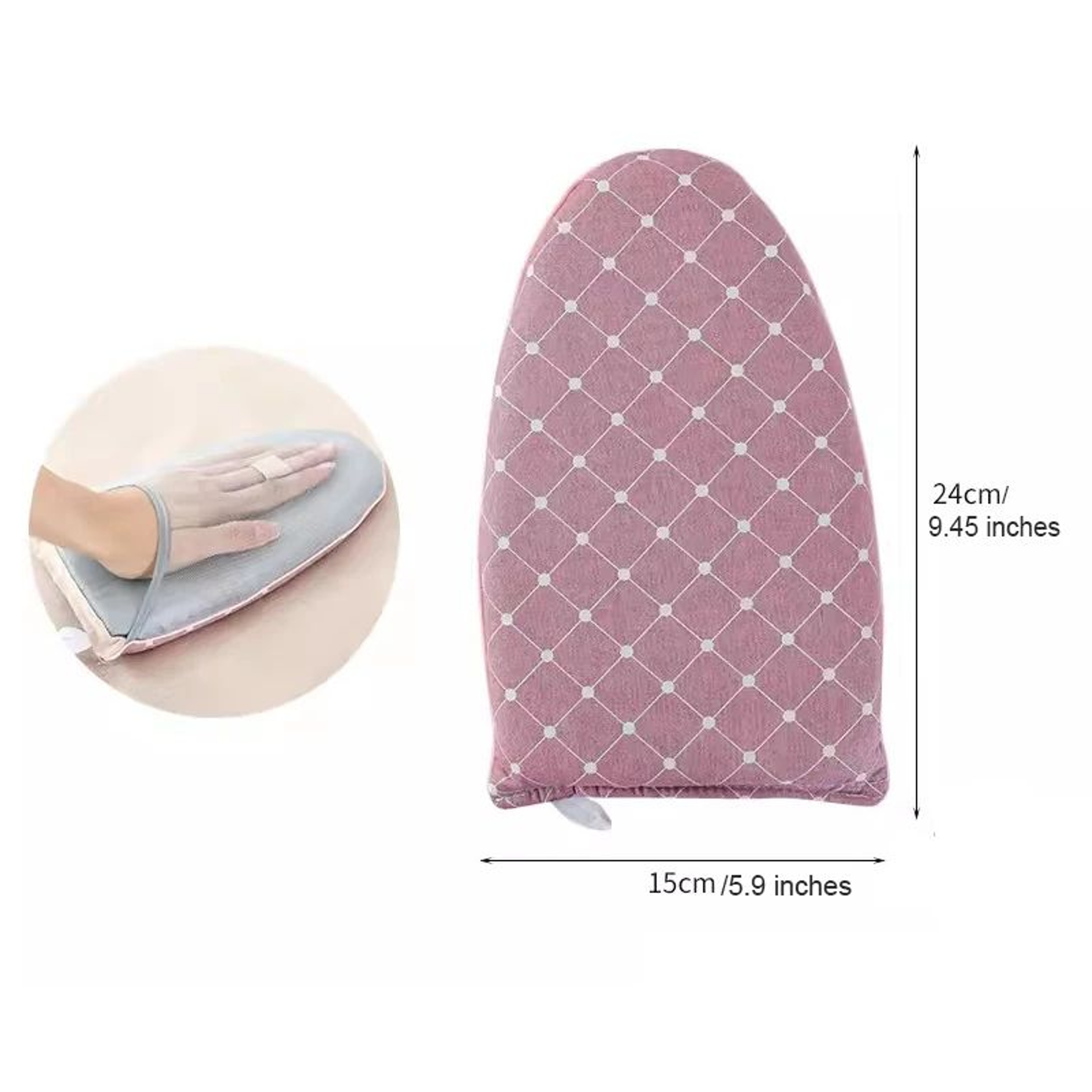 Mini HeatResistant Ironing Board Pad With AntiScald Protection  Washable Iron Mat Cover 8