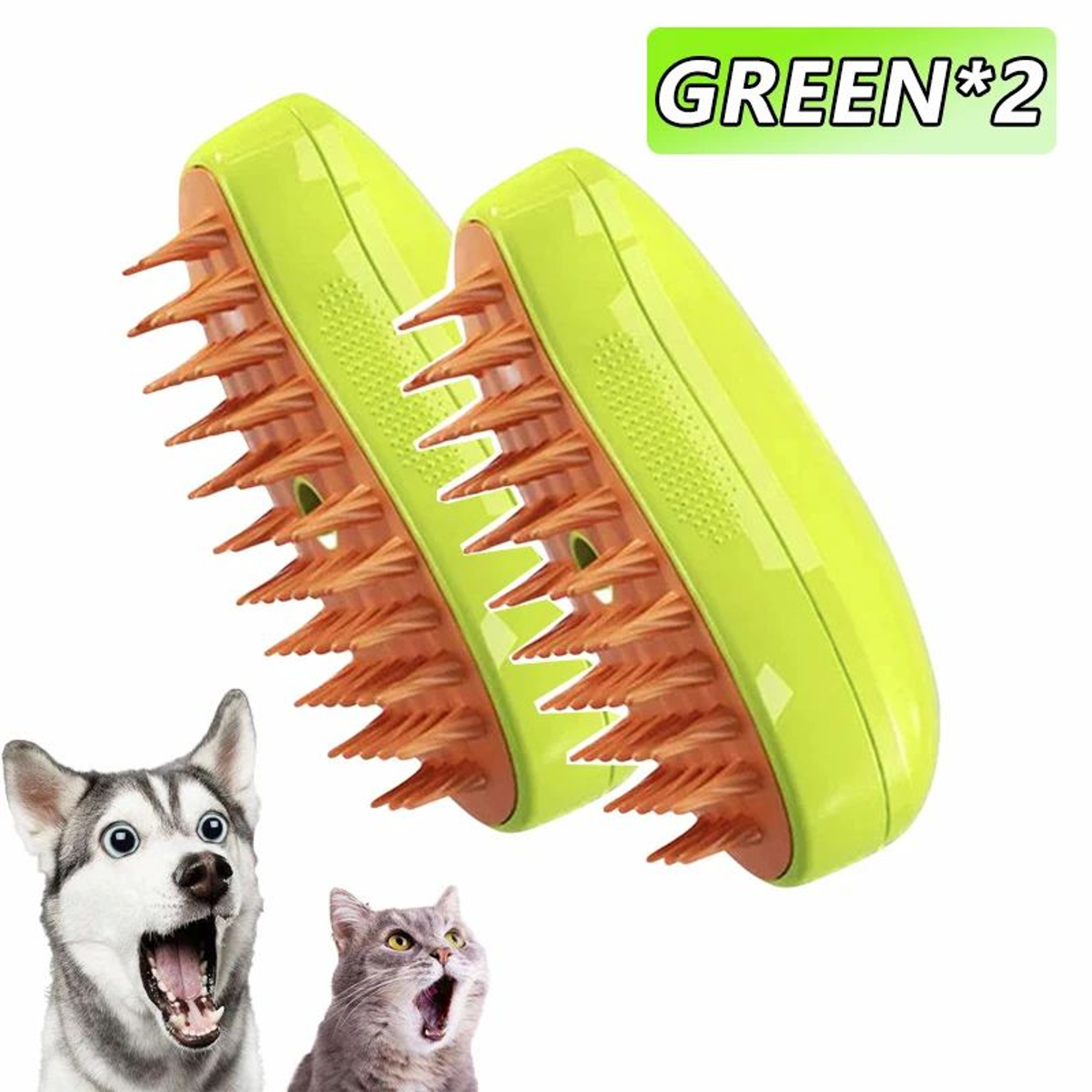 3in1 Steam Pet Grooming Brush With Massage  Shedding Control For Cats And Dogs 6