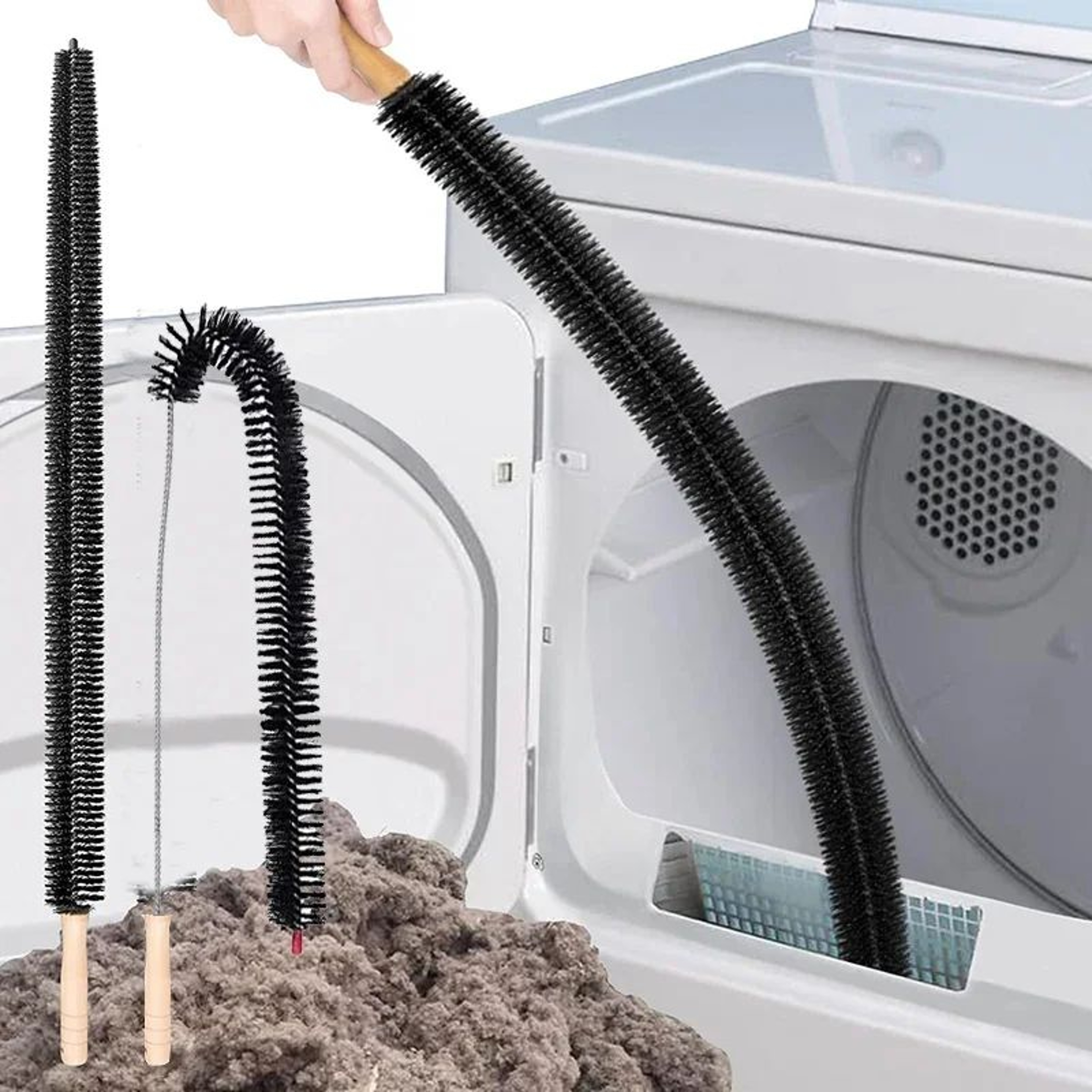 Flexible Lint Remover Brush  Multipurpose Long Cleaning Duster For Home Appliances 0