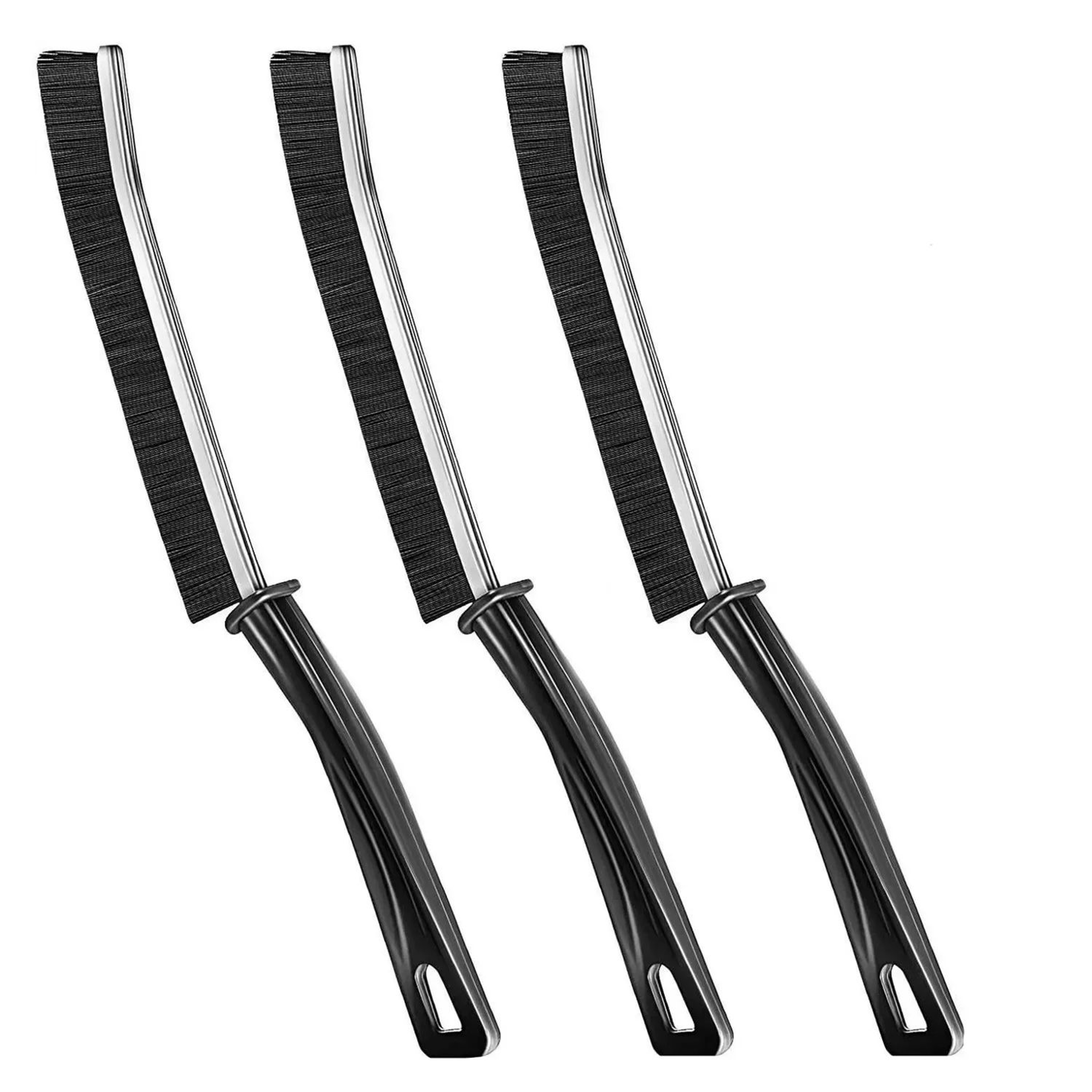 DeepReach Crevice Cleaning Brush Set 3Piece  Precision Grout  Tile Cleaning Brushes For Tight Space 6