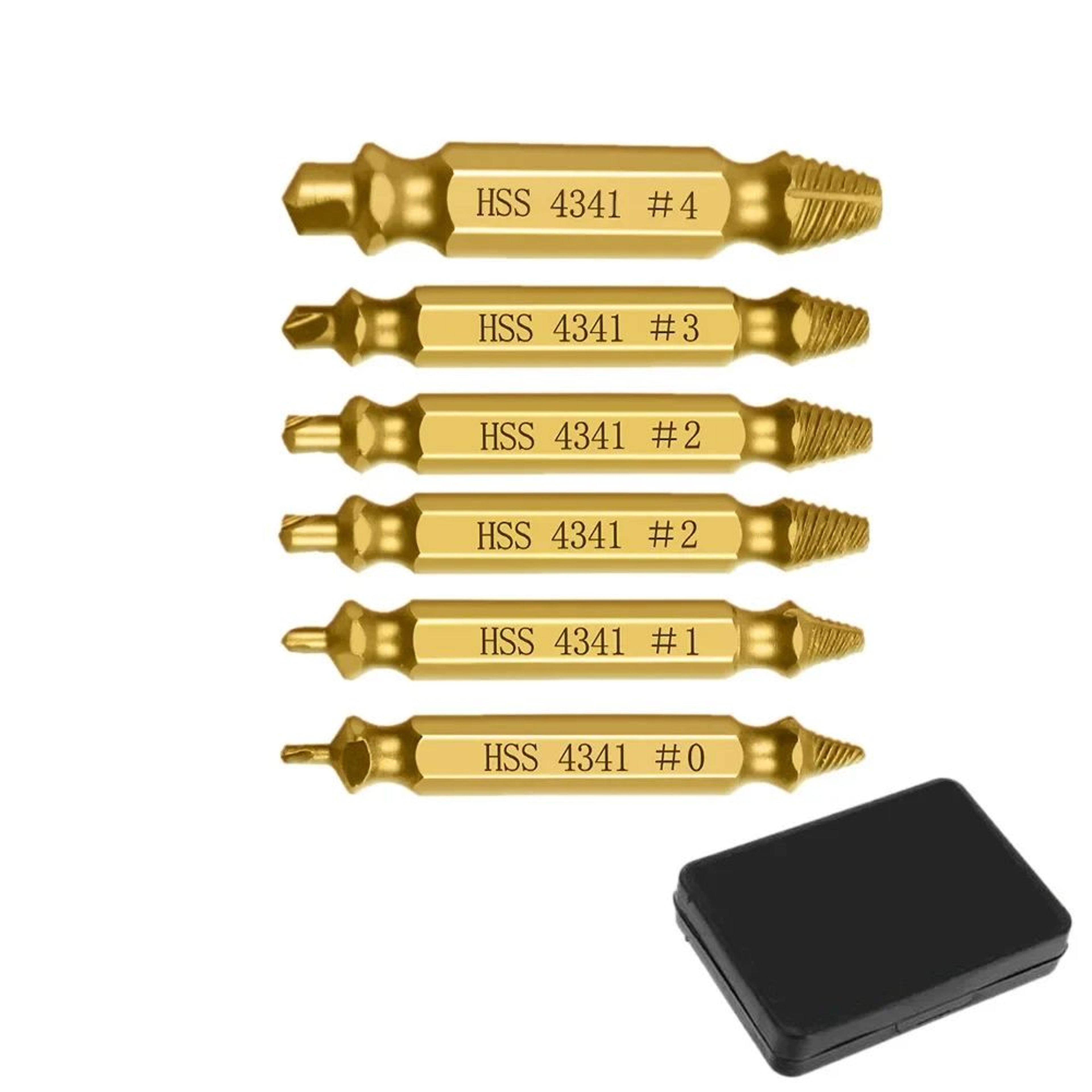 Damaged Screw Extractor Set  EasyOut Tool For Removing Stripped Screws  Broken Bolts 2