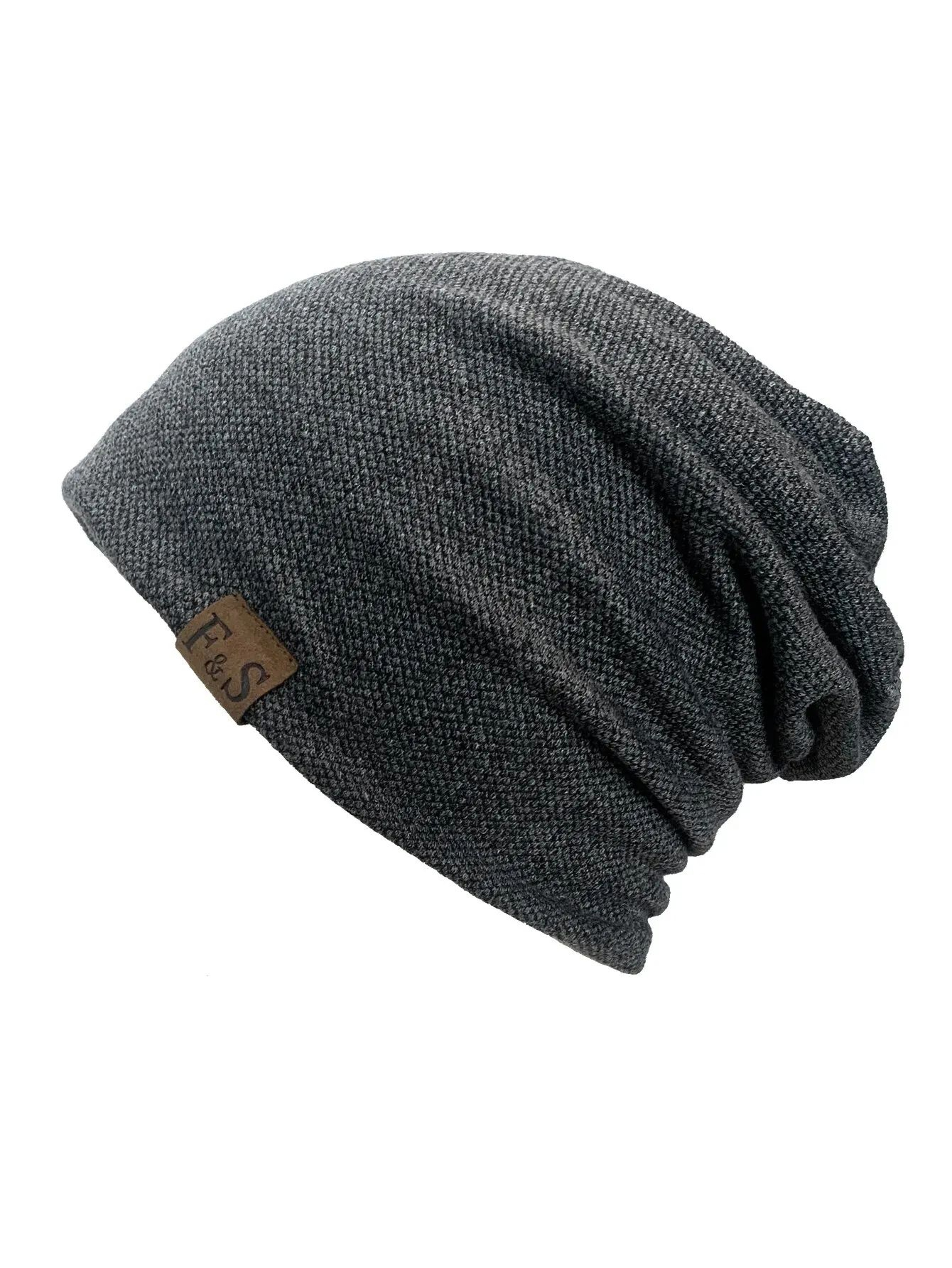 Unisex Warm Knit Beanie Hat  Soft Winter Beanie With Casual Street Style 11
