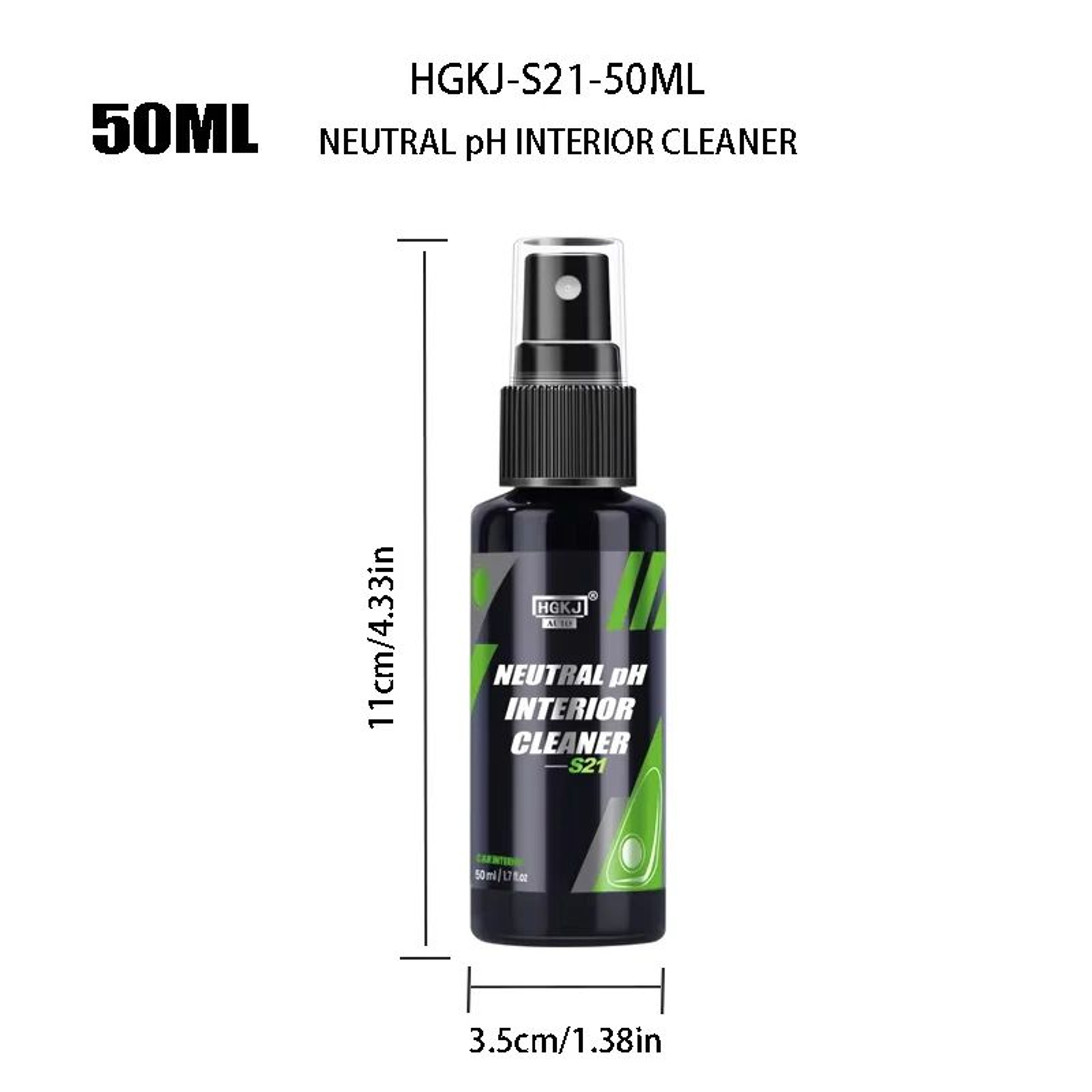 HGKJ S21 Waterless Car Interior Cleaner  MultiSurface Dash Leather  Fabric Cleaning Agent 6