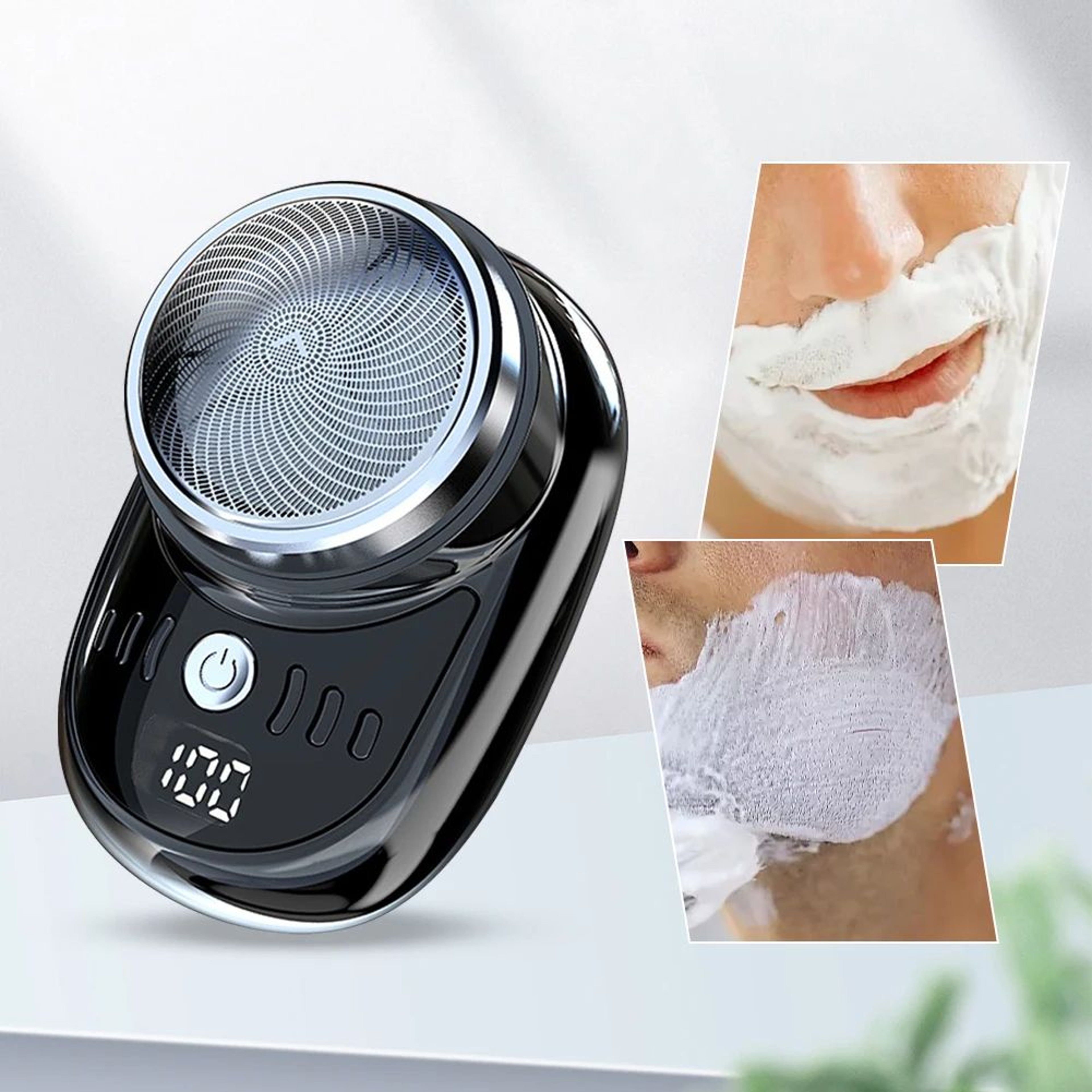 SmoothGo Mini Electric Shaver  USB Rechargeable Pocket Travel Razor With Digital Display 3