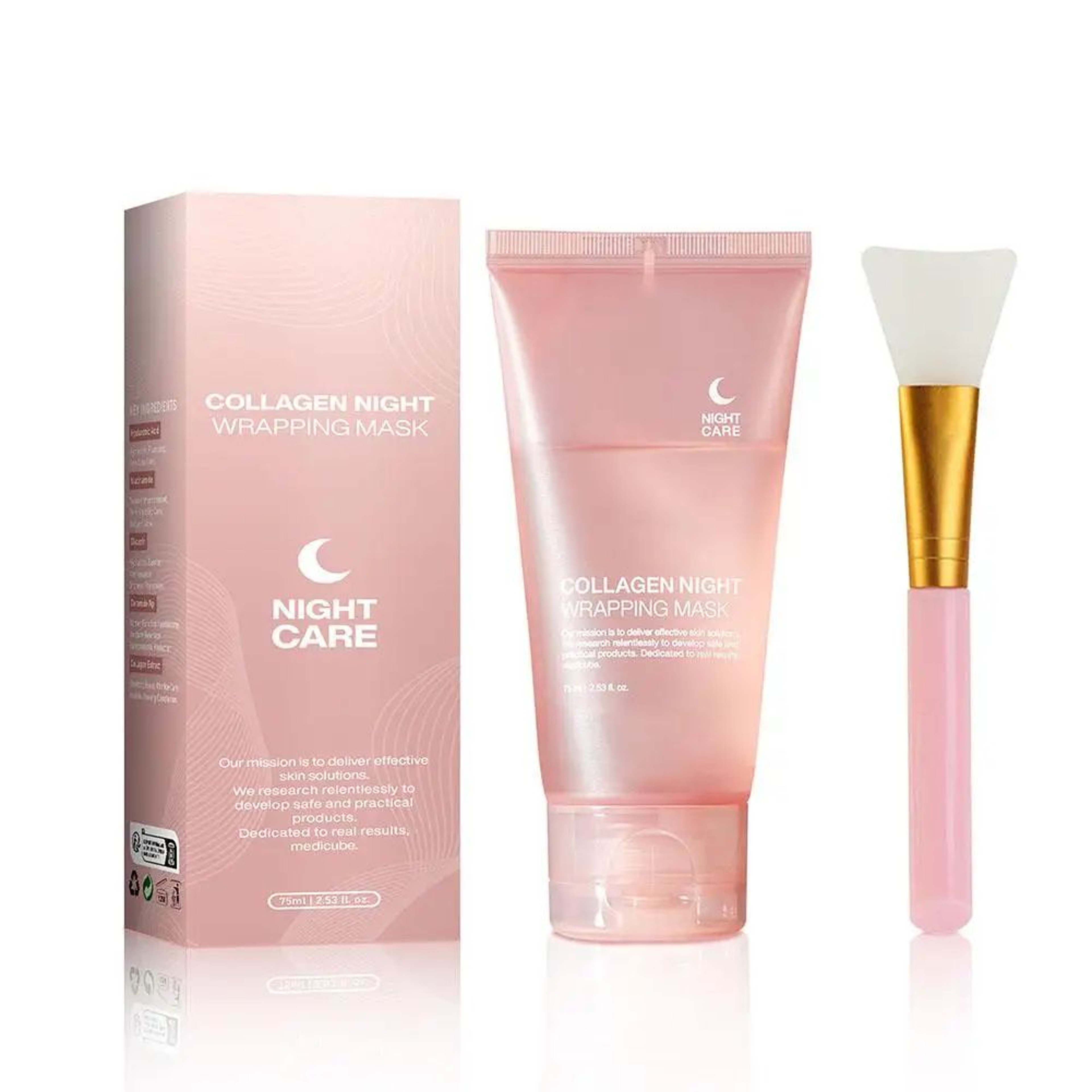 GlowLift Collagen Overnight PeelOff Mask  Hydrating  Firming Facial Treatment 4