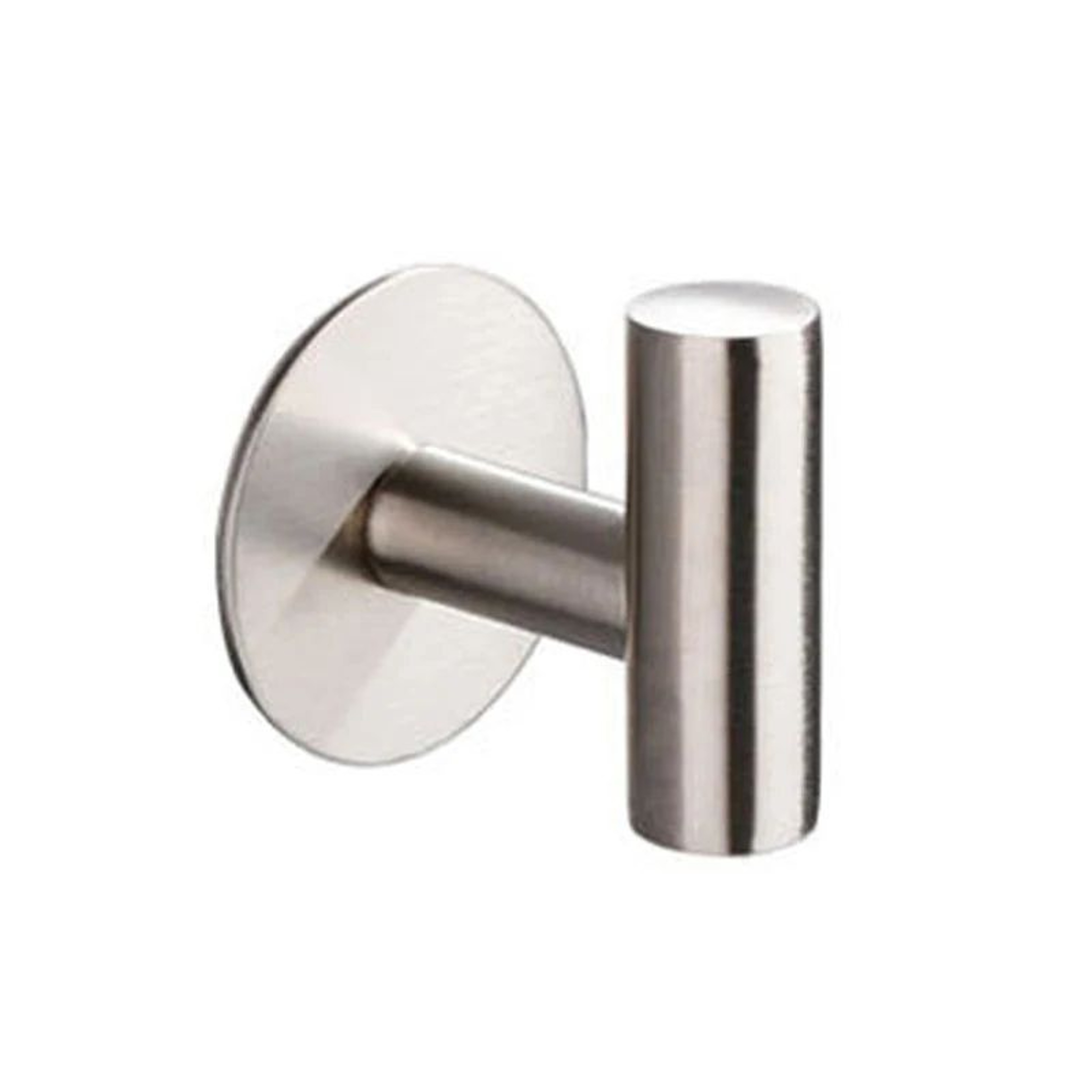 SteelHold Stainless Steel Adhesive Wall Hook  HeavyDuty NoDrill Towel  Robe Hook For Bathroom And K 6