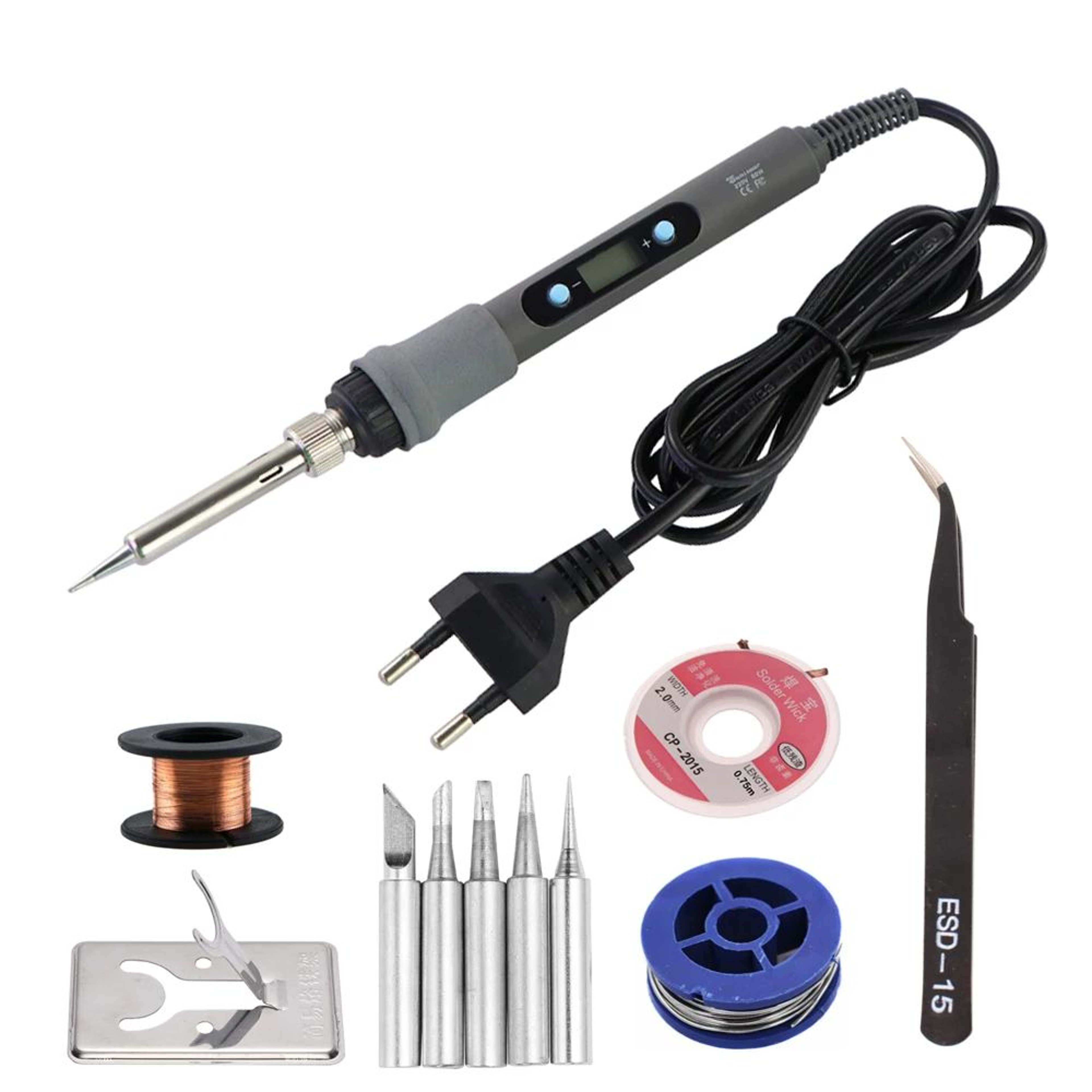 ProHeat Digital Electric Soldering Iron With Adjustable Temperature Control 1