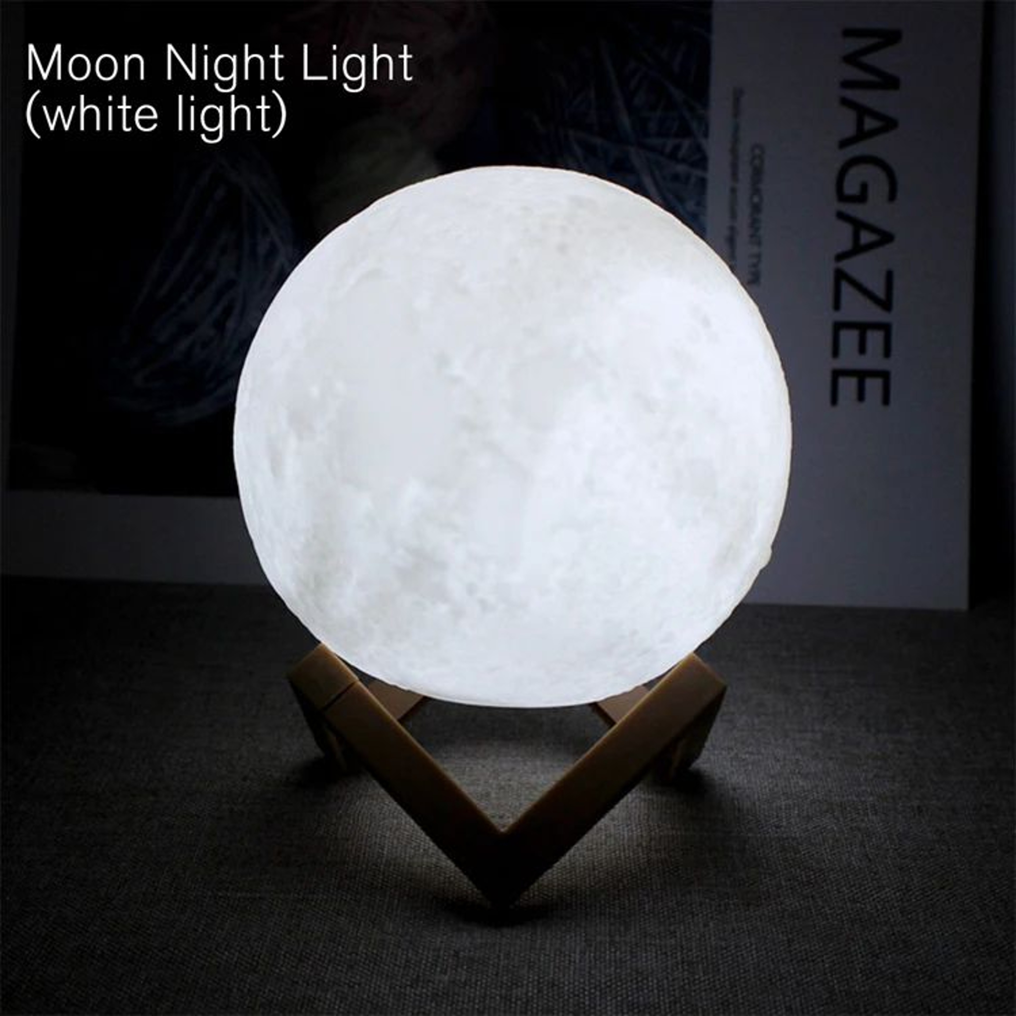 LunaStory LED Book Light  Moon Night Light  Galaxy Bedroom Decor Lamp 6