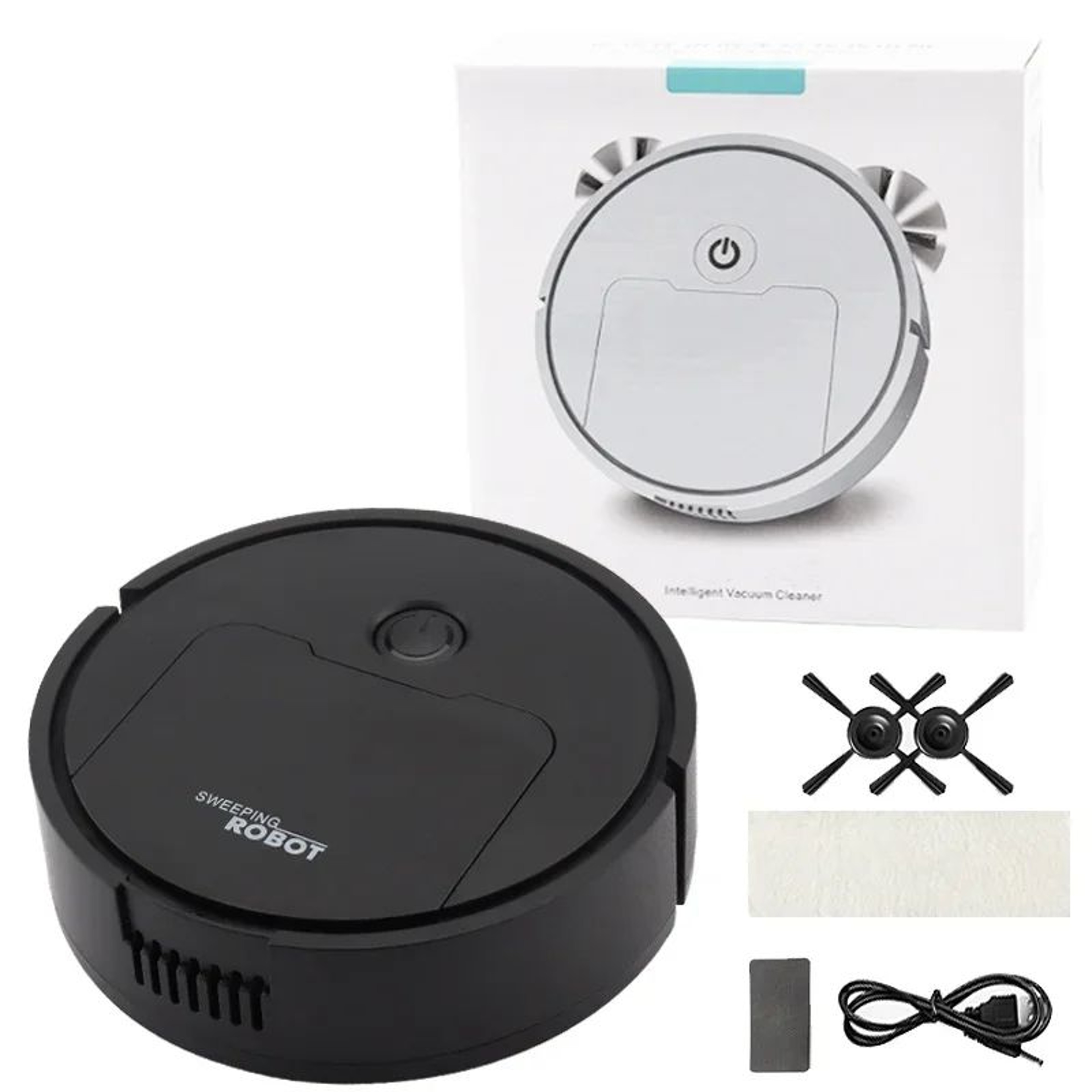CleanMate 3in1 Robot Vacuum Cleaner  Automatic Sweeping Suction  Mop 3