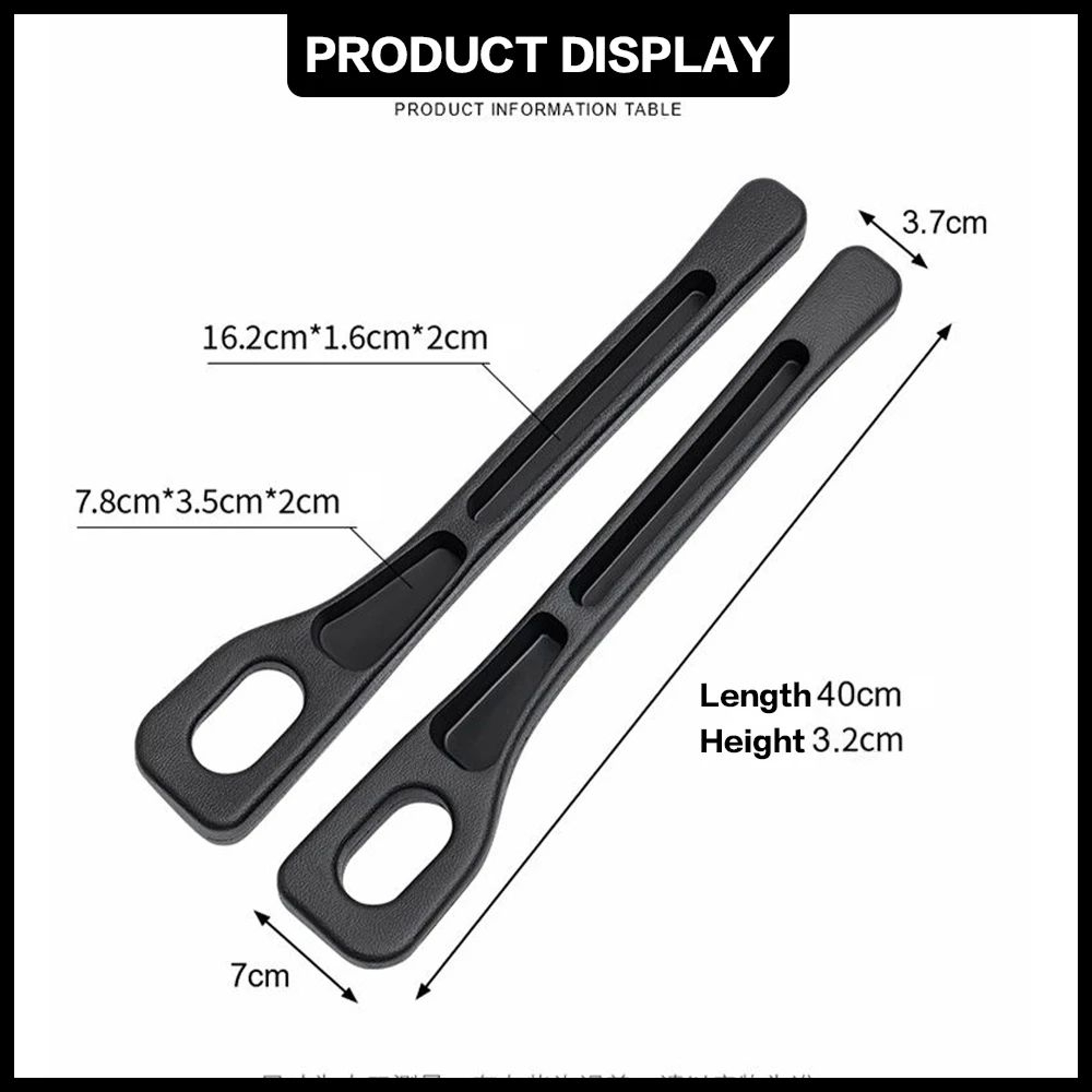 GapGuard Car Seat Gap Filler  Interior Crevice Organizer For Seats 2Piece Set 4