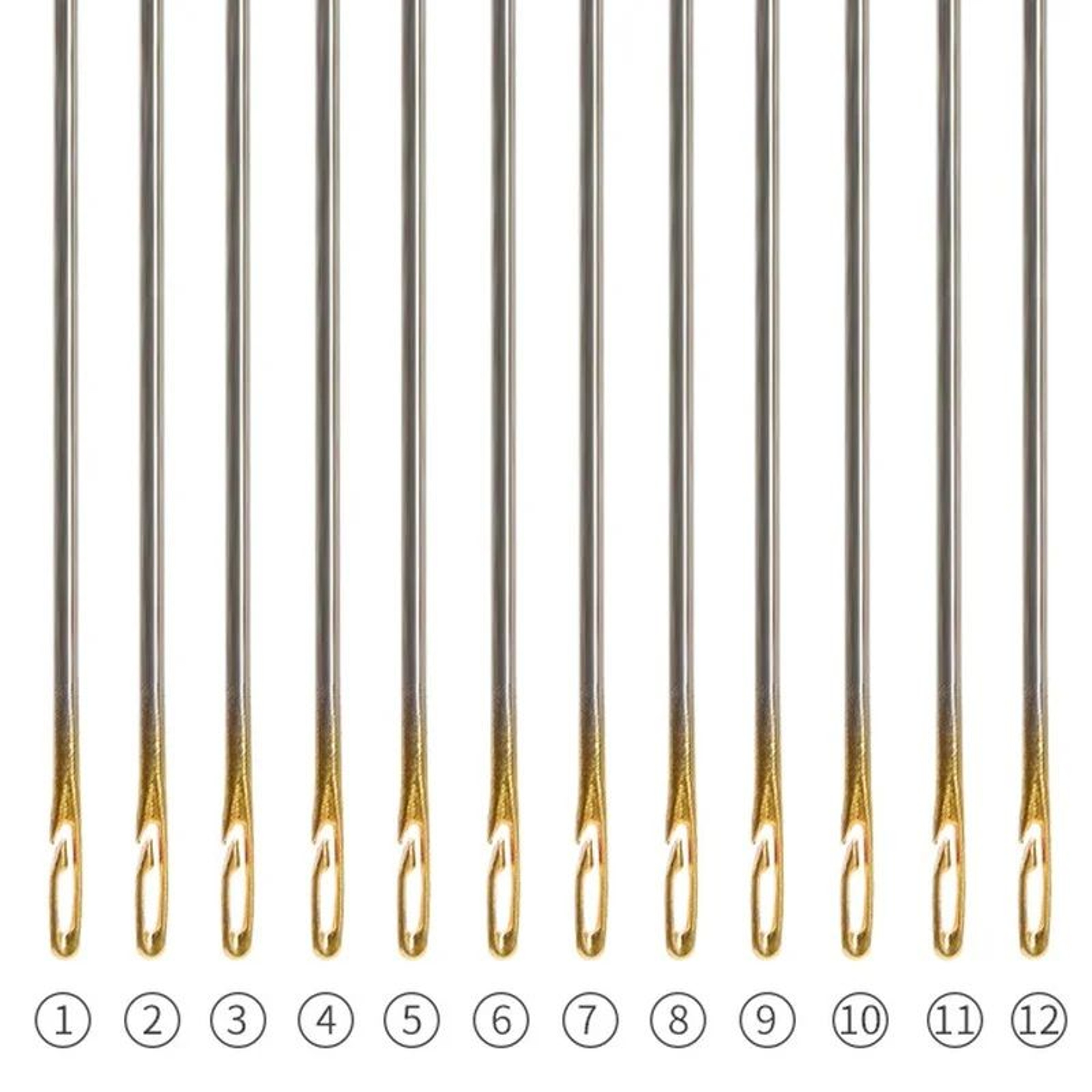 EasyThread SelfThreading Sewing Needles  Blind Needle Set For Quick Stitching 30 Pcs 2