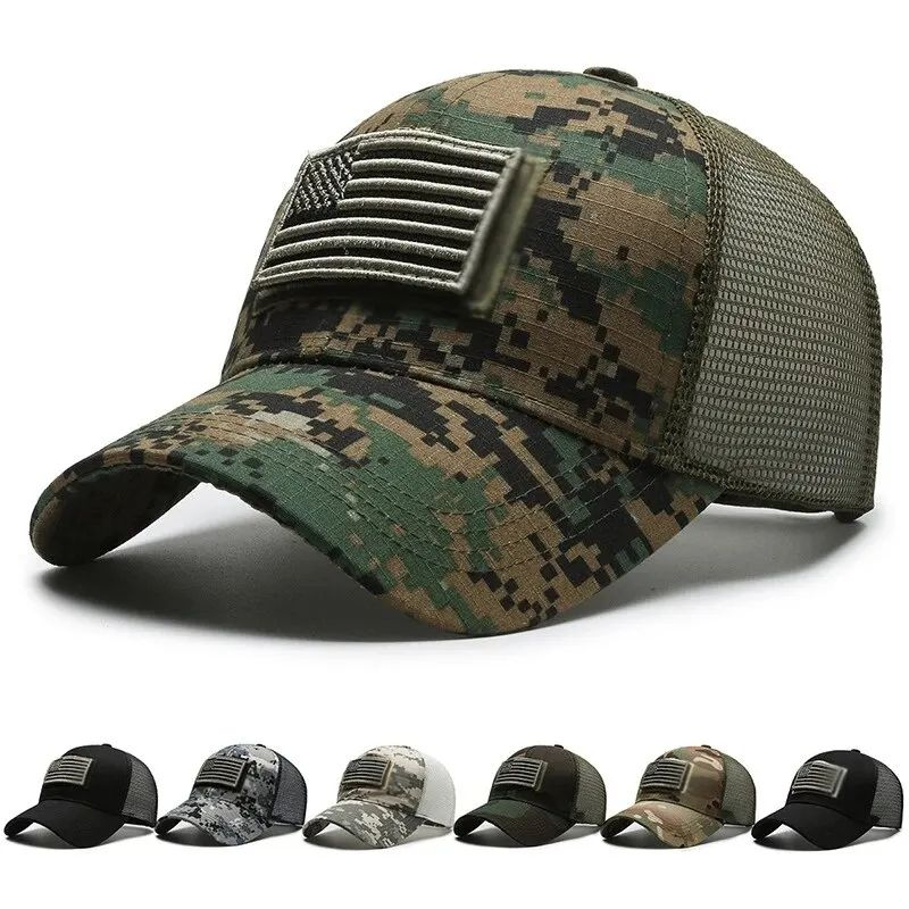 AirFlex Mesh Baseball Cap  Breathable Mesh Baseball Cap With Embroidered Style 0