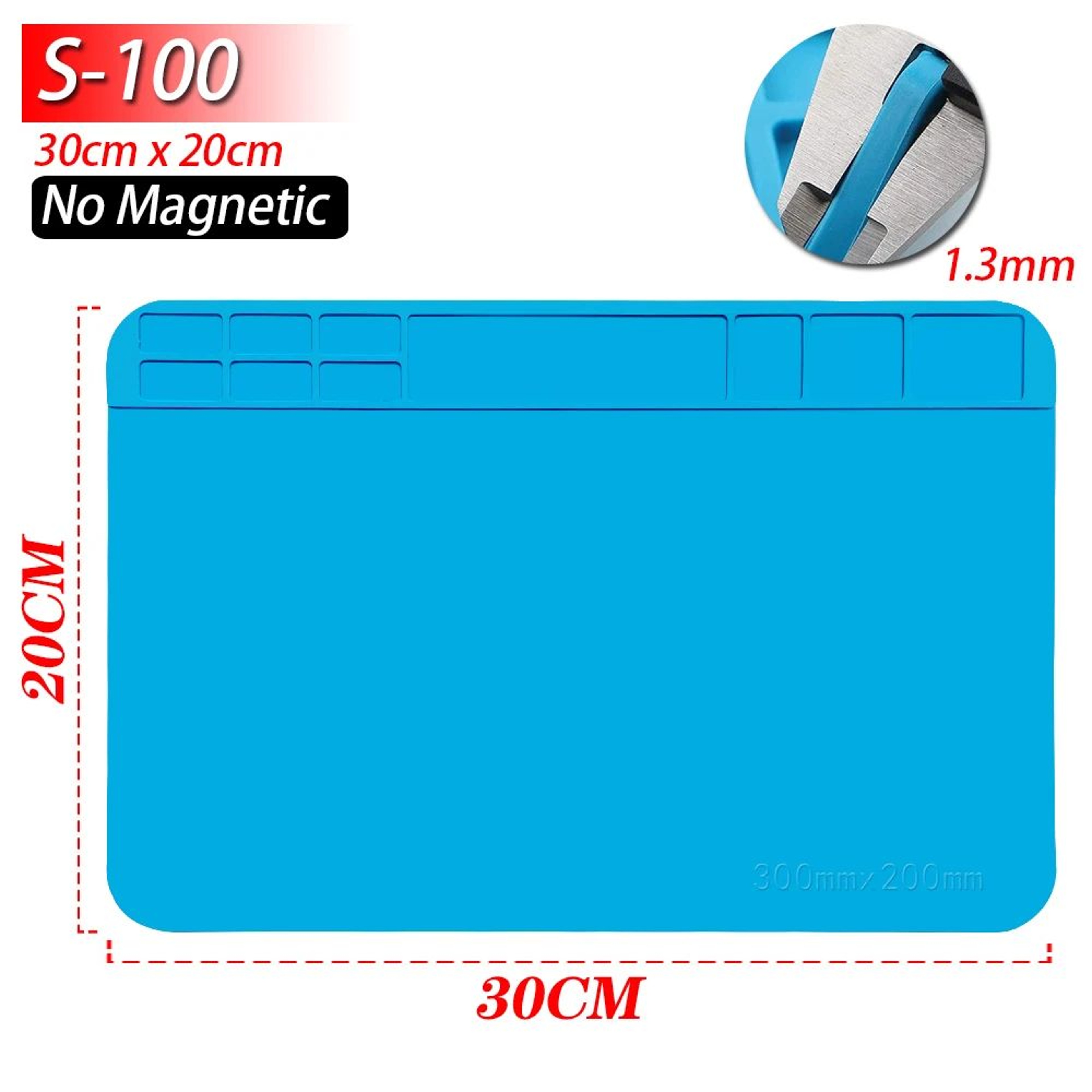 ProShield Silicone Repair Mat  HeatResistant Soldering Mat With AntiStatic Magnetic Surface 4