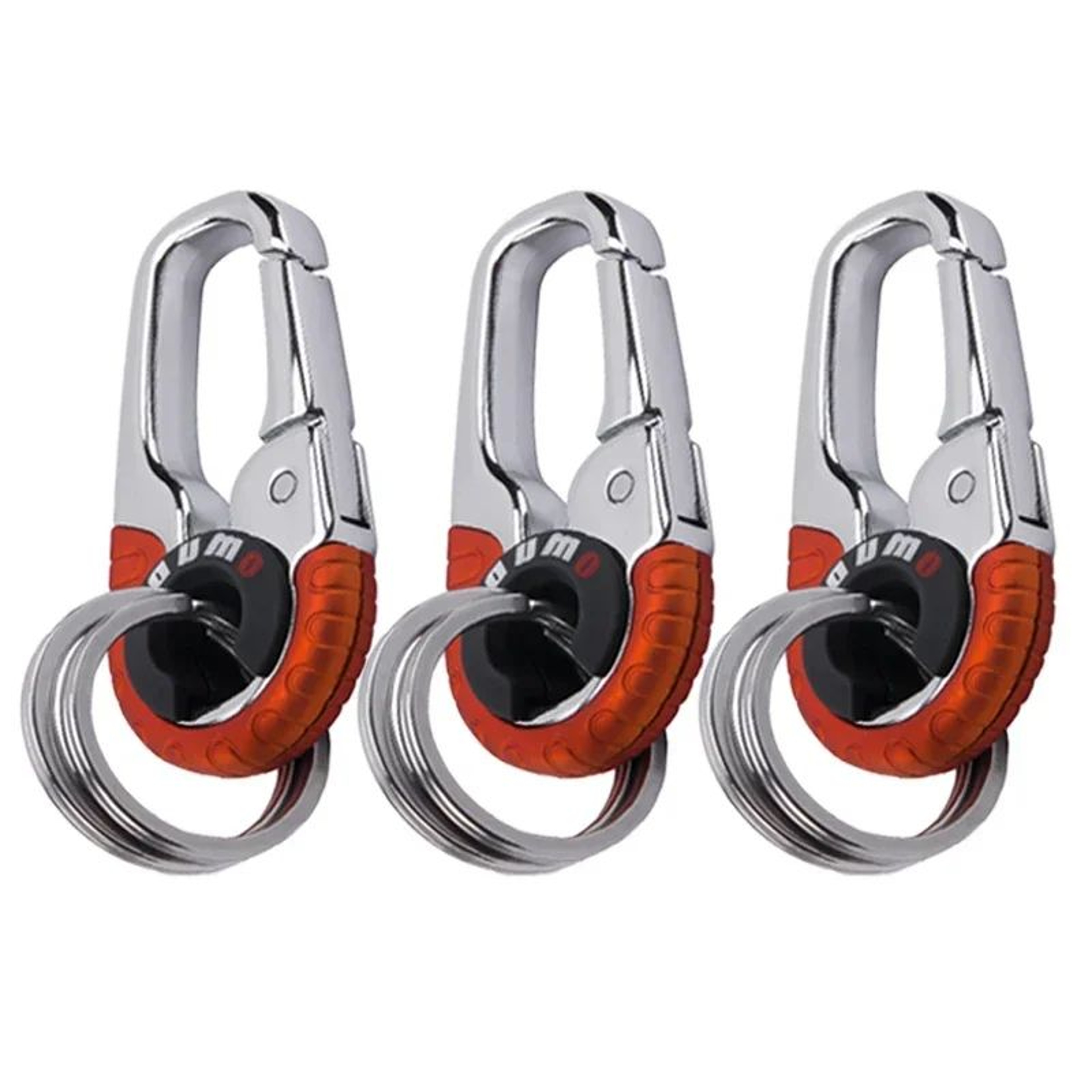 SteelLock Everyday Keychain Buckle  Stainless Steel Keychain With Carabiner Hook 9