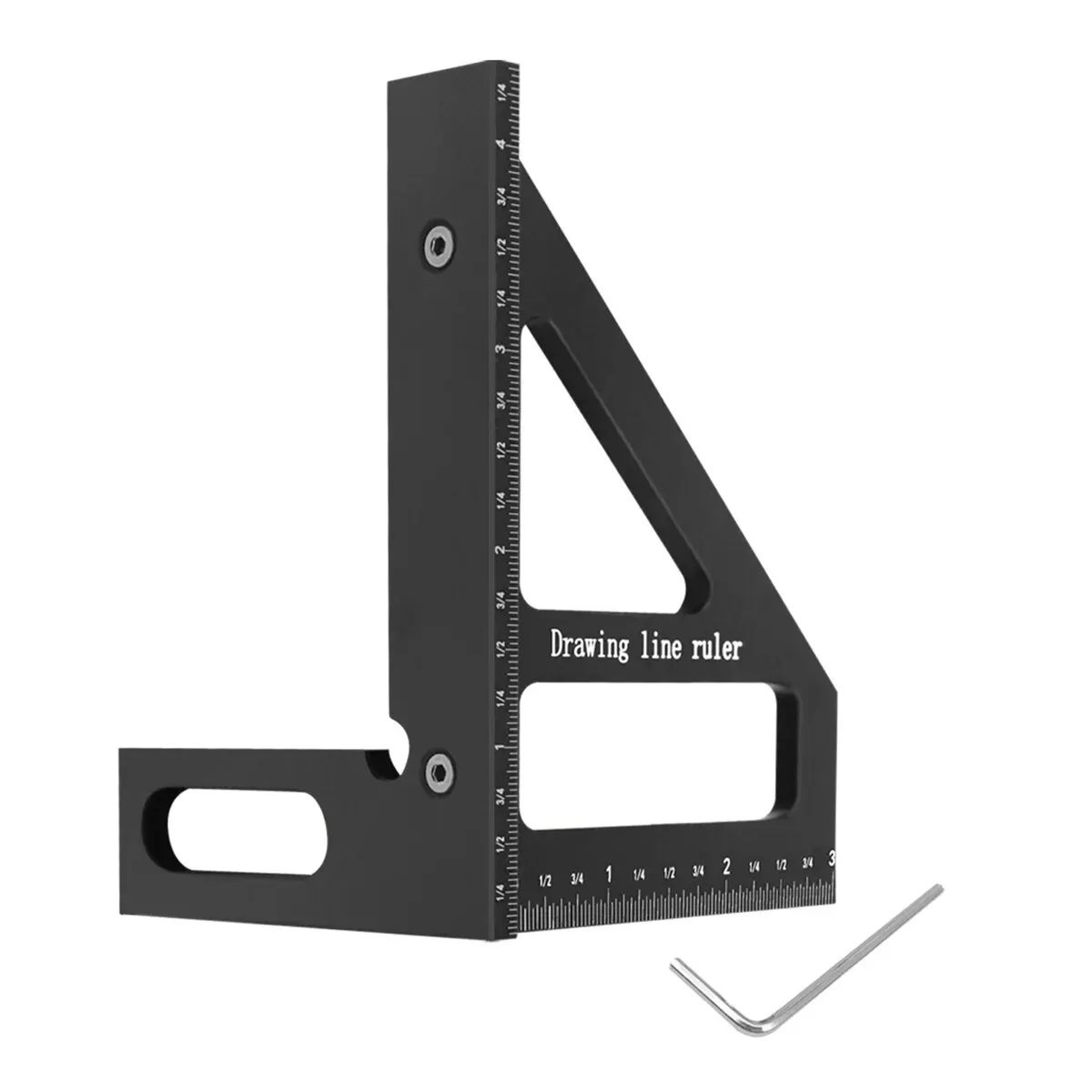 ProAngle Aluminum Carpenter Square  Precision Woodworking Square With 4590 Layout 6