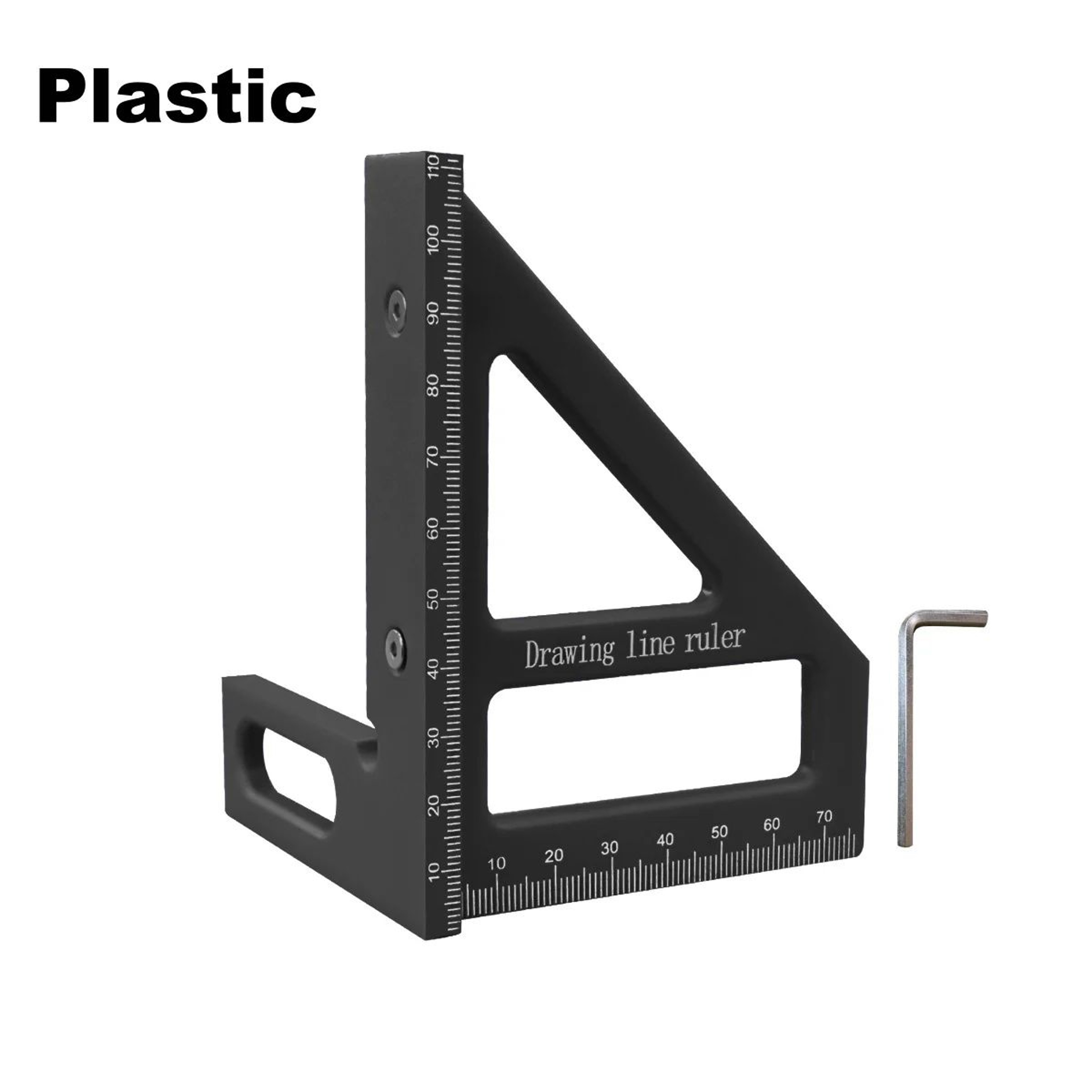 ProAngle Aluminum Carpenter Square  Precision Woodworking Square With 4590 Layout 12