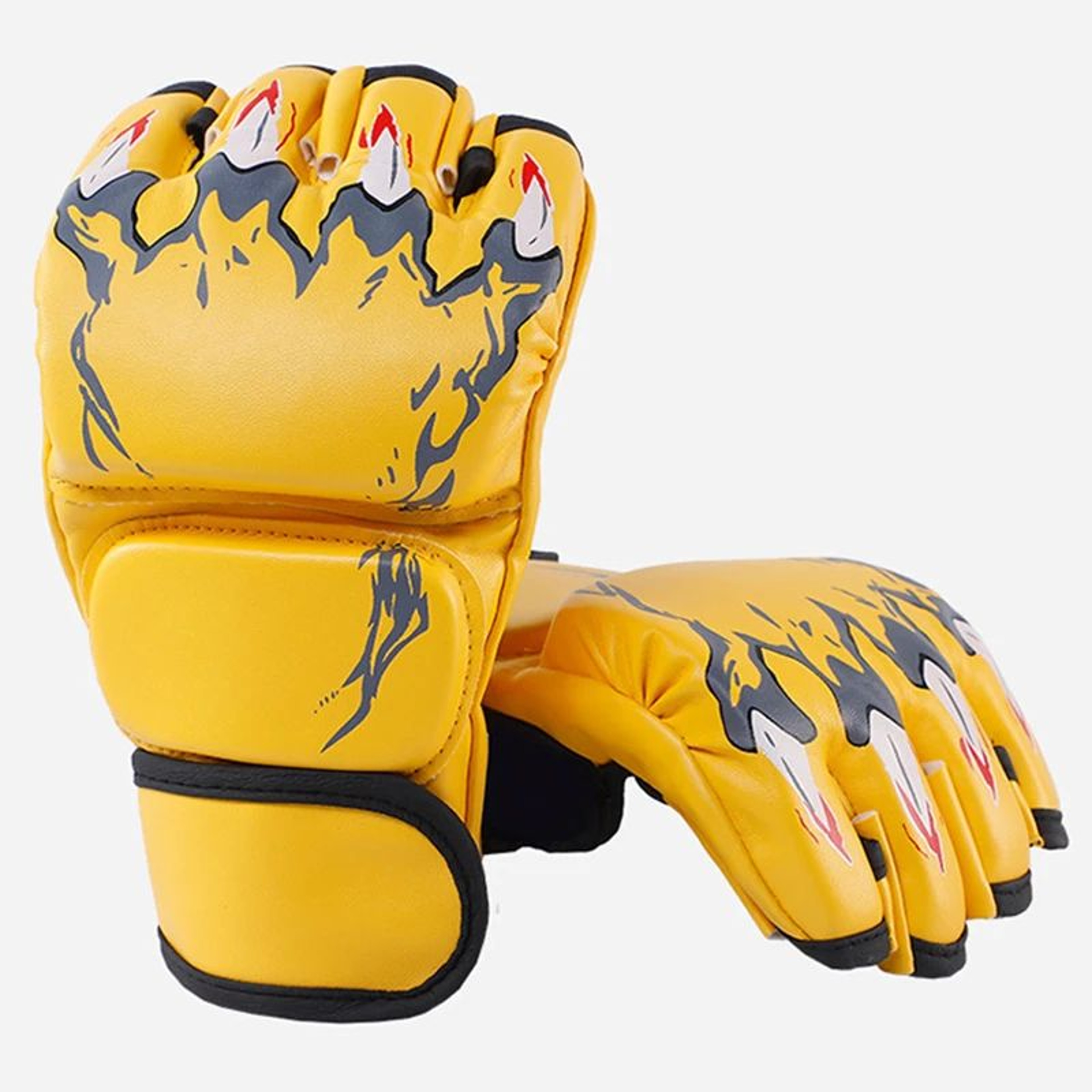 FlexStrike HalfFinger Training Gloves  Boxing Gloves For Martial Arts  Combat Training 1
