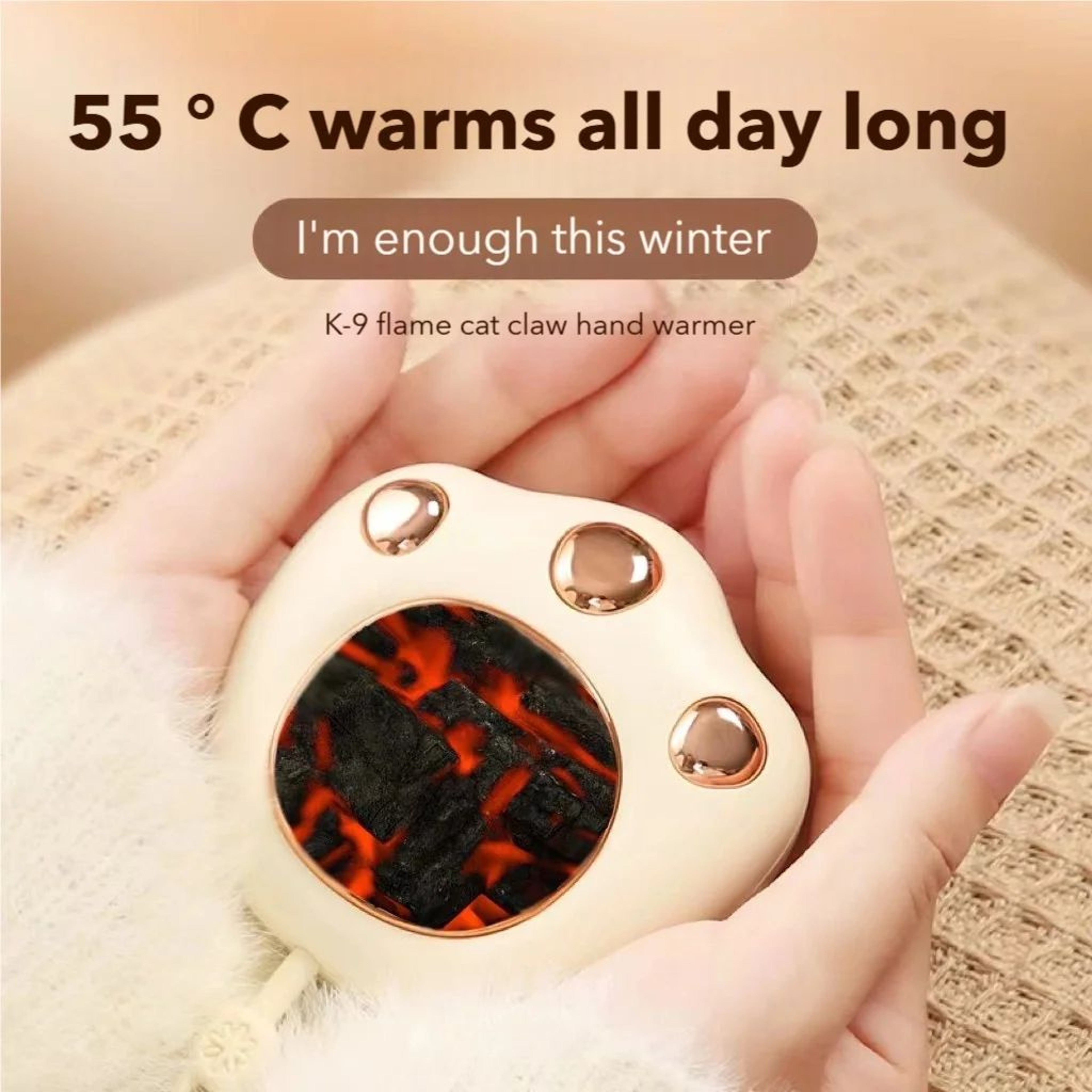WarmPulse Pocket Hand Warmers  Rechargeable Hand Warmers With USB Cordless Heating 1