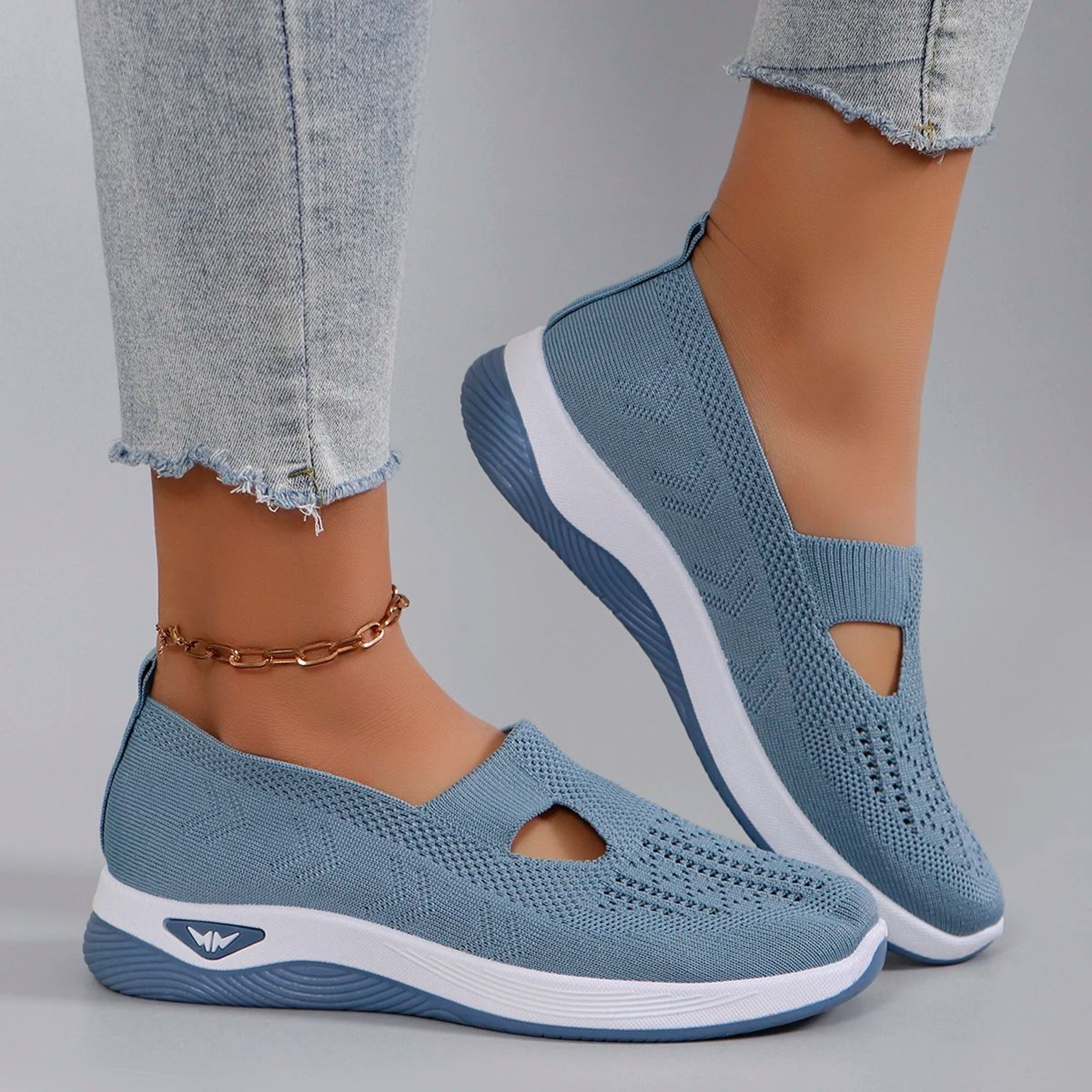 AirStep SpringLite Women Sneakers  Women Sports Shoes Lightweight Breathable Casual Flats 7