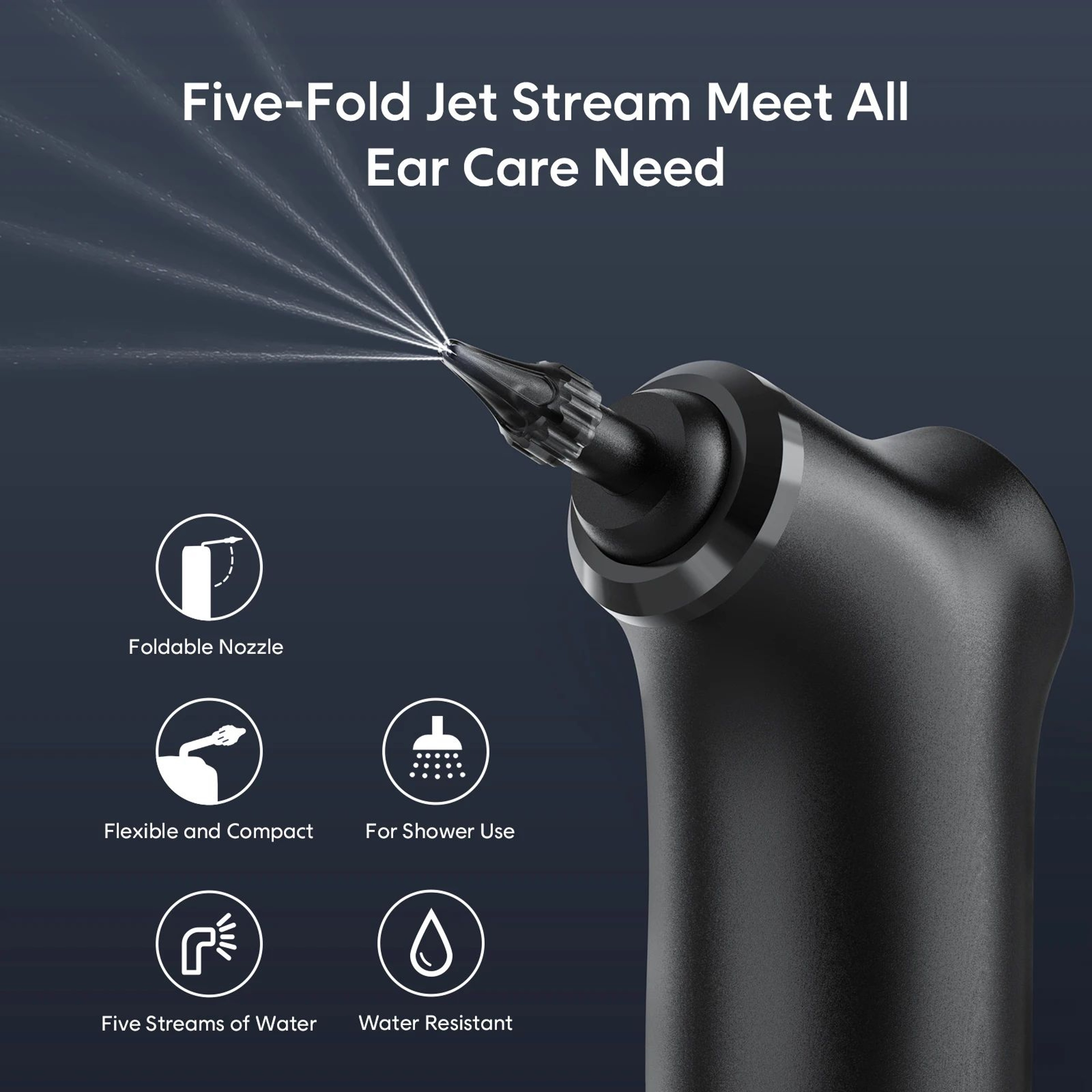 Electric Ear Cleaner With Water Irrigation  4Mode Ear Wax Removal Kit For Adults  Kids 1