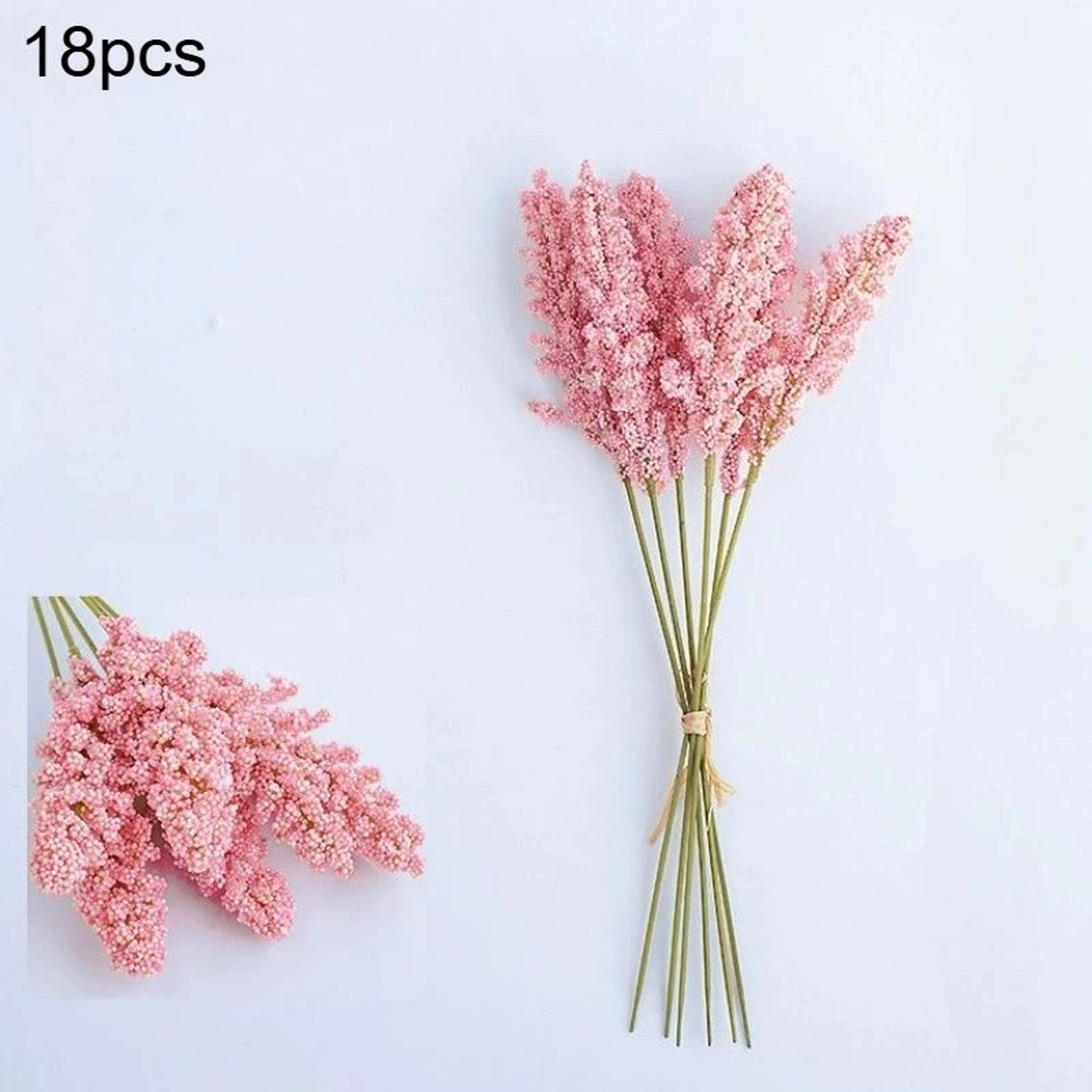 Artificial Lavender Flower Bouquets  18Piece Mini Faux Flowers For Weddings  DIY Decor 6