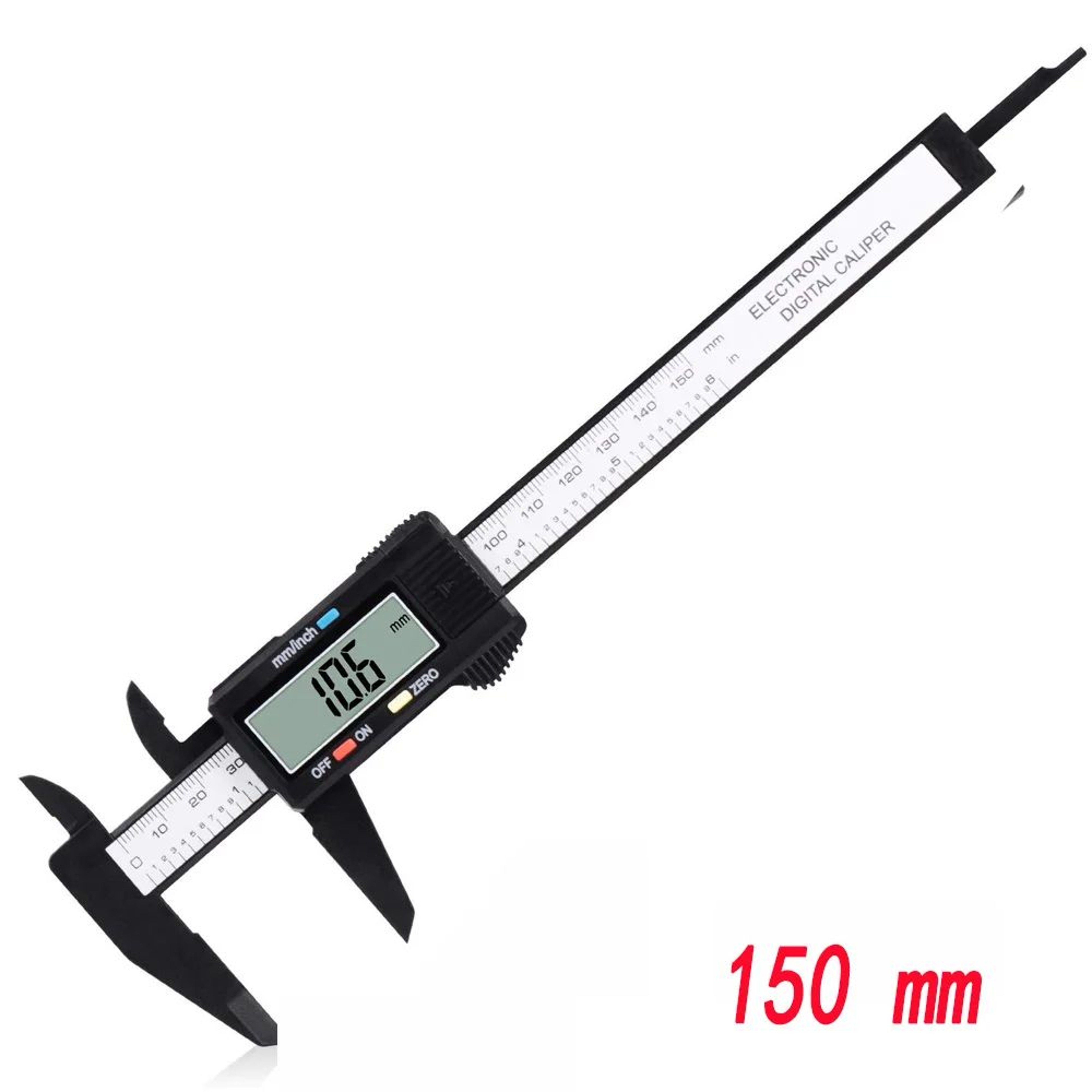 Digital Vernier Caliper 100mm  150mm  Carbon Fiber Electronic Measuring Tool 6
