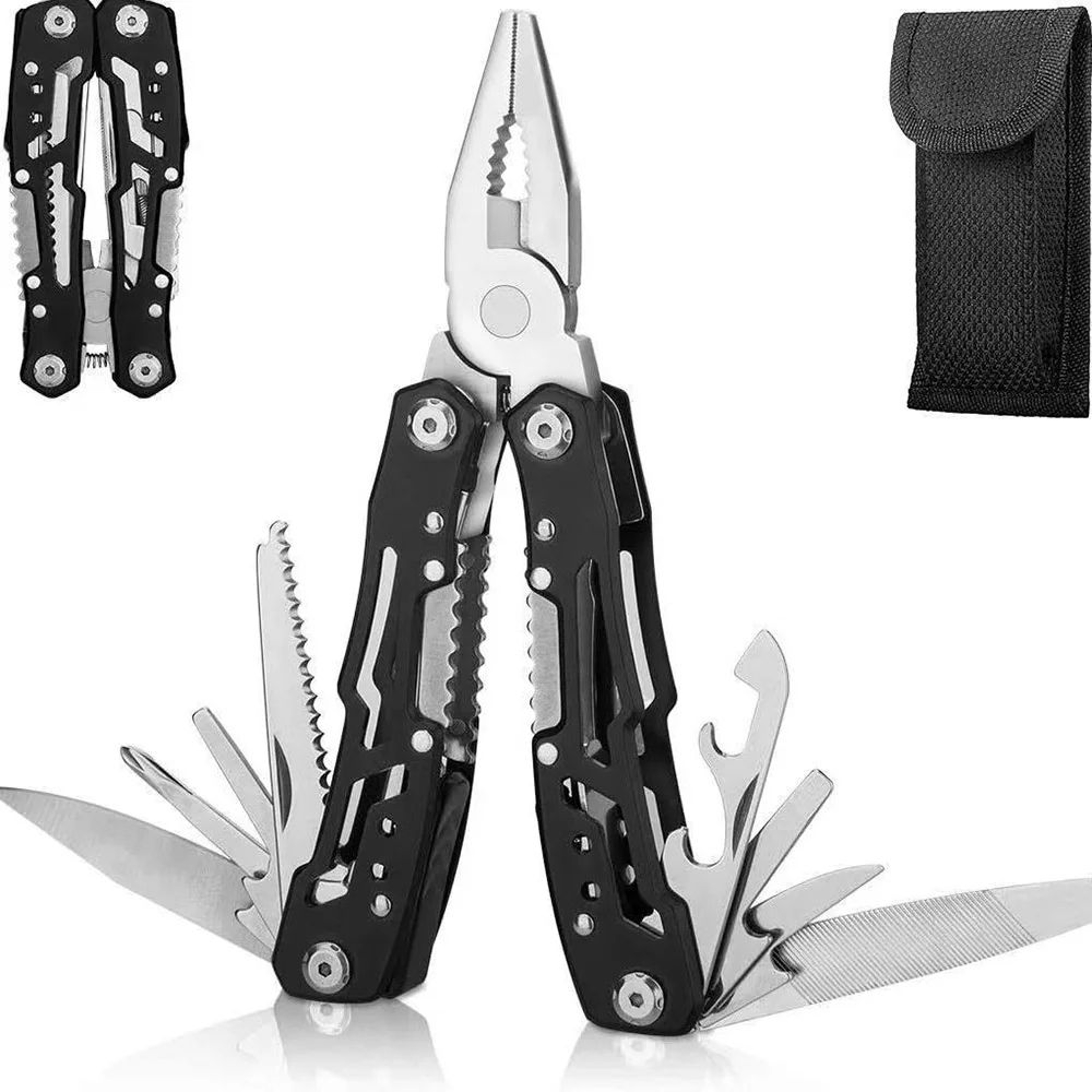 Pocket Mini Multitool Pliers  Folding Precision Tool With Knife  Screwdriver 0