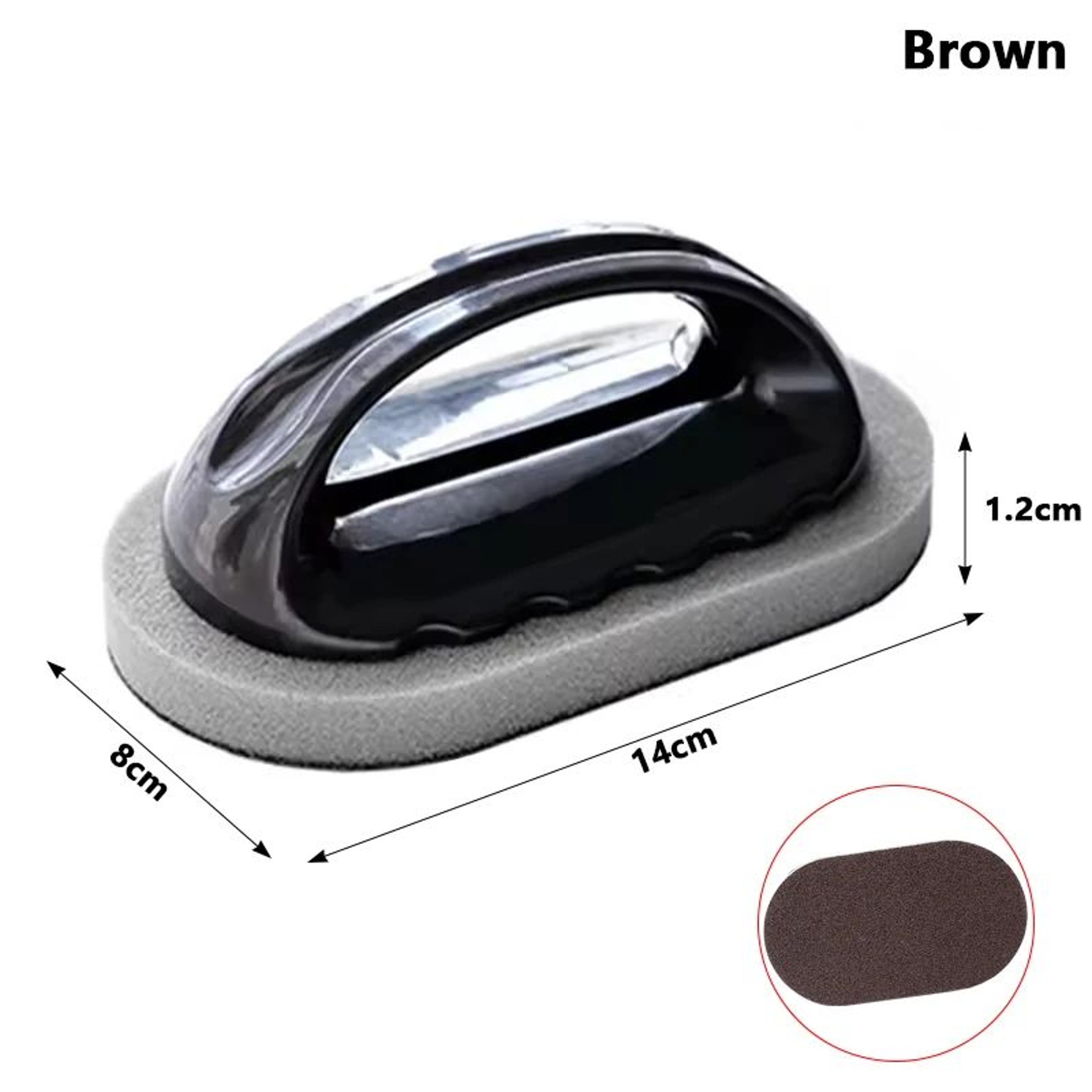 Magic Emery Sponge Cleaning Brush With Handle  HeavyDuty Rust  Stain Eraser For Kitchen And Bath 7